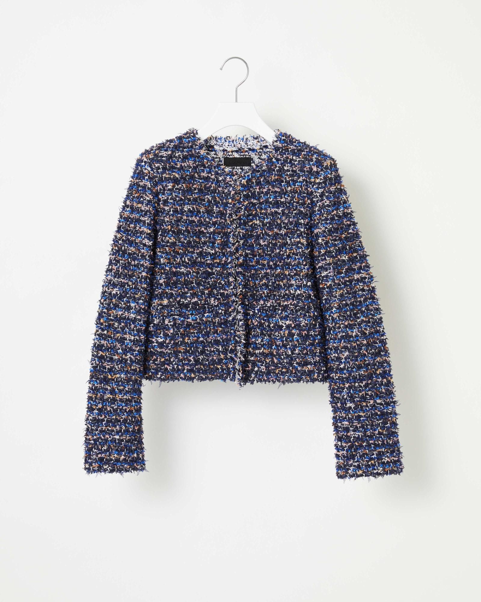 FLAG MOLE TWEED JACKET - Yonetomi STORE ONLINE｜ヨネトミ