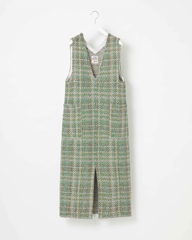 MADRAS CHECK TWEED ONE-PIECE