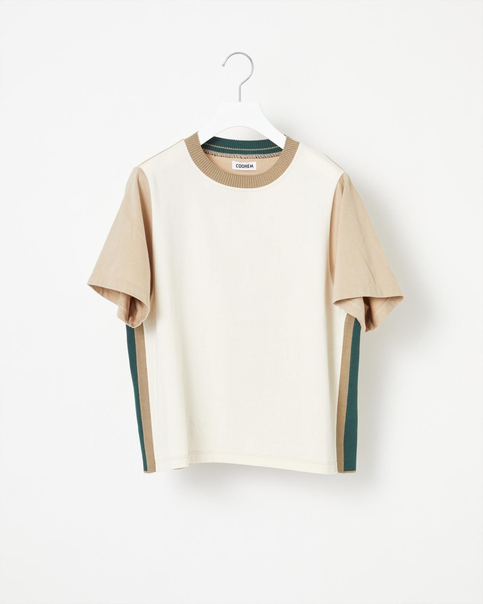 KNIT SIDELINE T-SHIRT - Yonetomi STORE ONLINE｜ヨネトミ