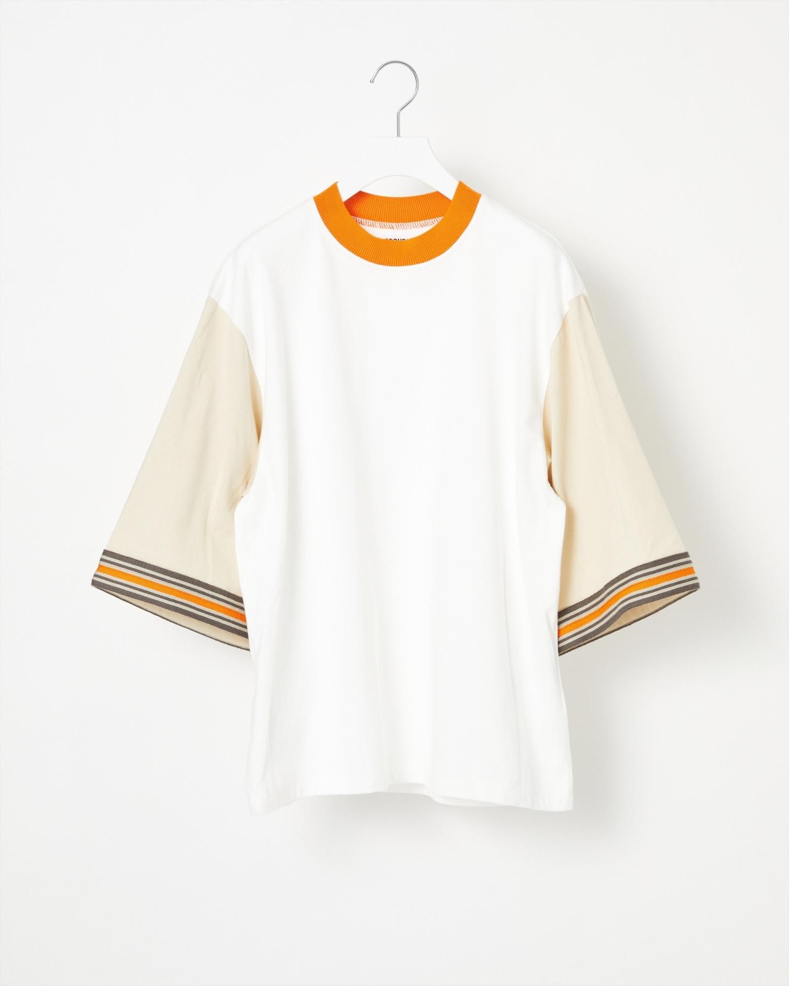 ヨネトミ　ニット　3 Yonetomi NEW BASIC｜ウェーブコットンニット プルオーバー セーター