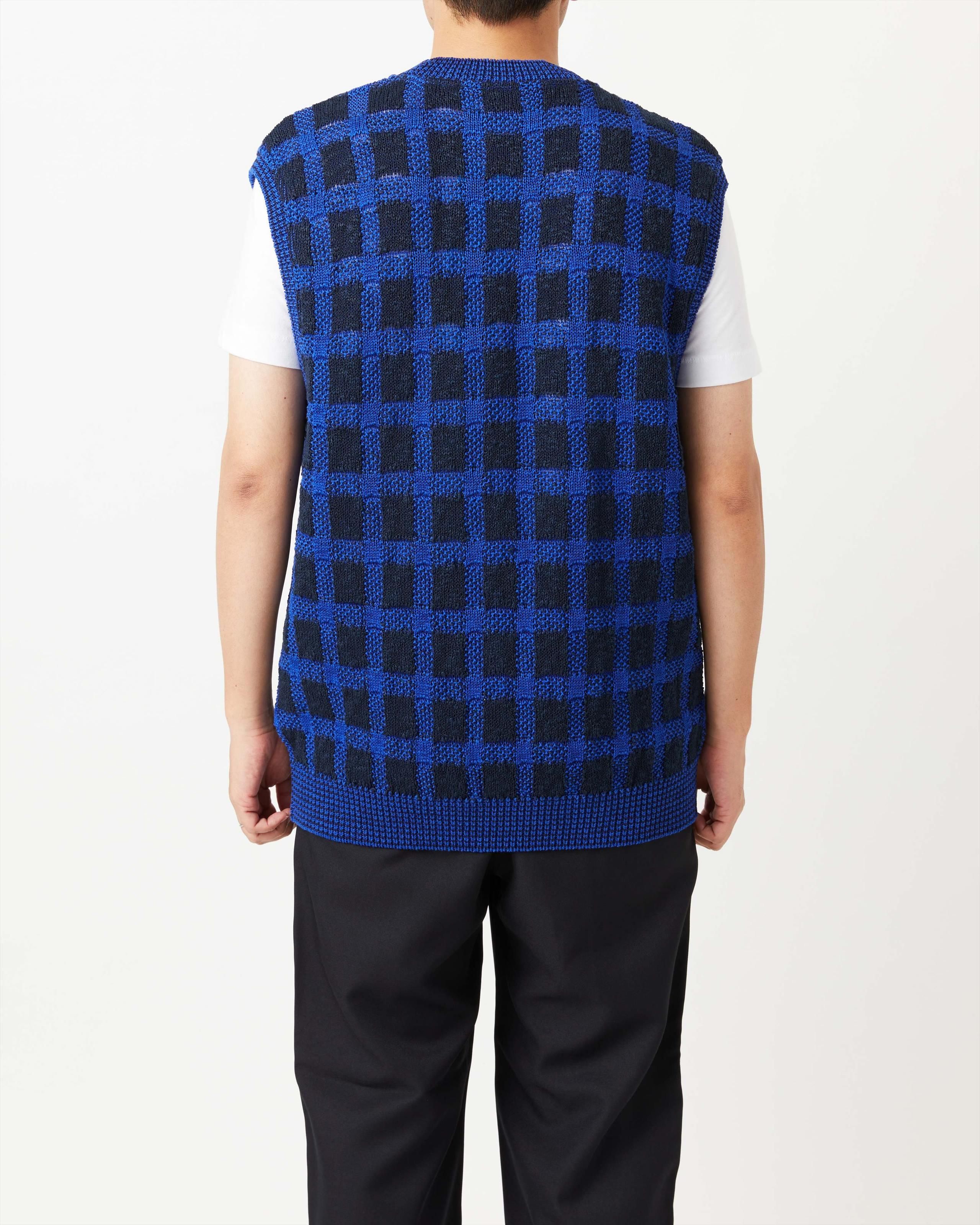 coohem Yonetomi メンズ ベスト Lサイズ GIMA COTTON KOUSHI KNIT VEST - Yonetomi STORE ONLINE｜ヨネ