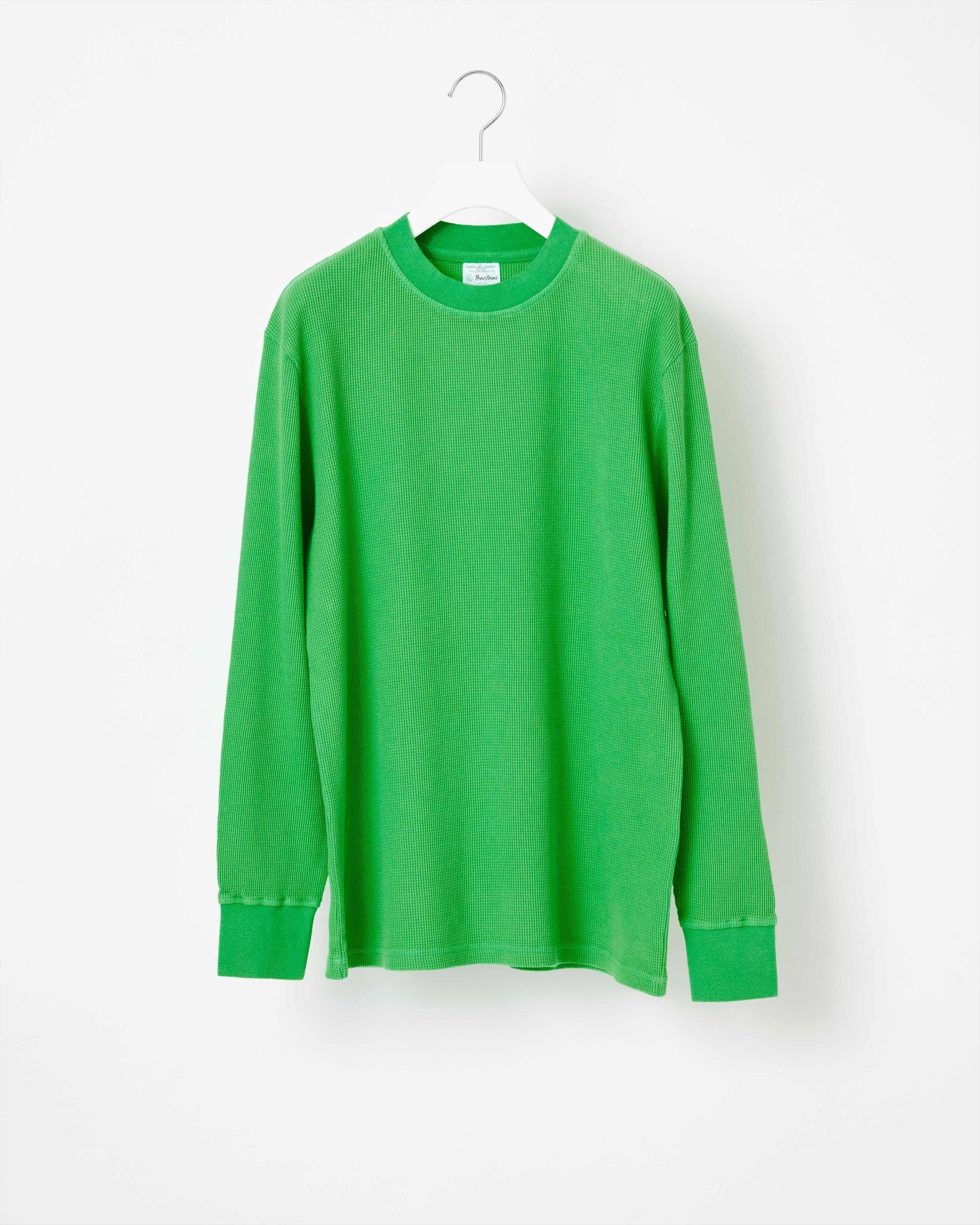 NEW BASIC GARMENT DYED T-SHIRT〈WAFFLE〉 - Yonetomi STORE NEW BASIC GARMENT DYED T-SHIRT〈WAFFLE〉 - Yonetomi STORE