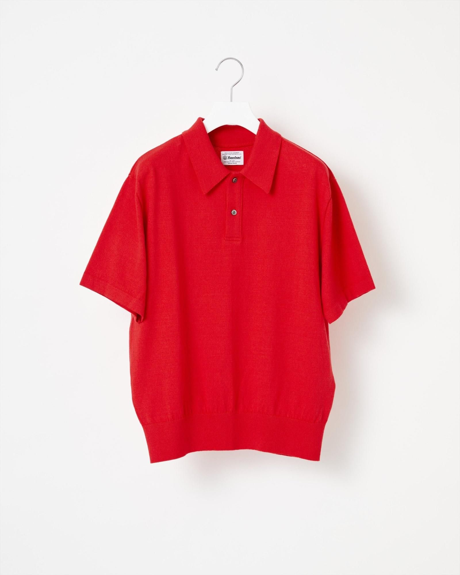LIGHT WAVE COTTON KNIT POLO - Yonetomi STORE ONLINE|ヨネ LIGHT WAVE COTTON KNIT POLO - Yonetomi STORE ONLINE|ヨネ