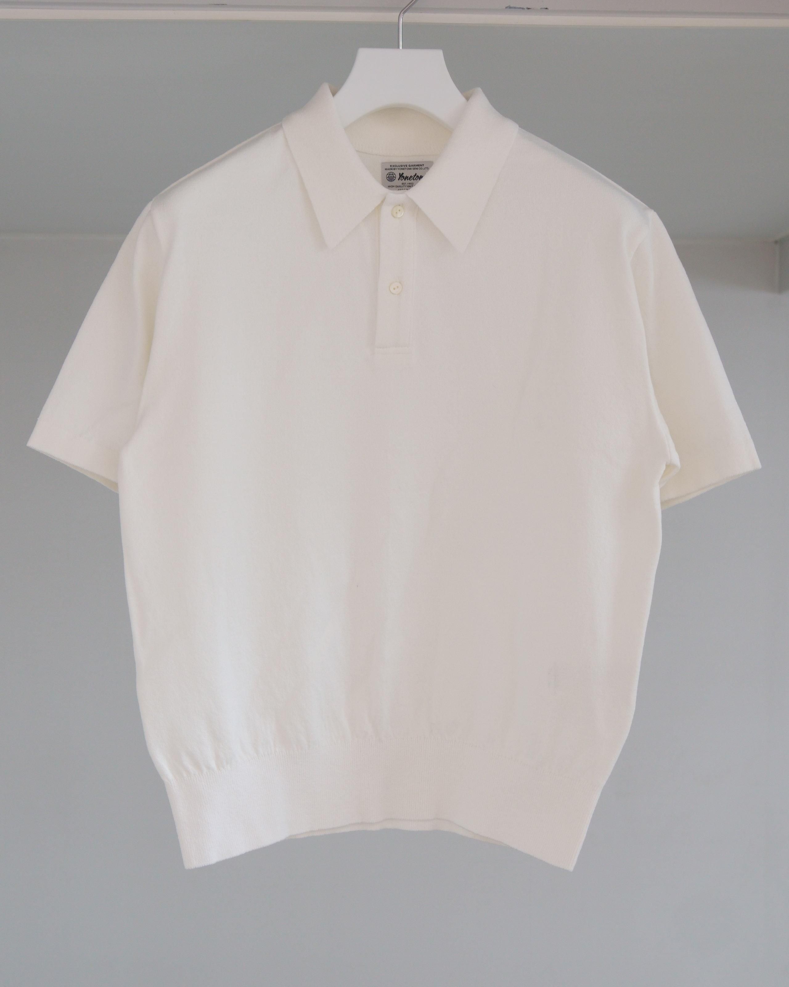 LIGHT WAVE COTTON KNIT POLO - Yonetomi STORE ONLINE|ヨネ LIGHT WAVE COTTON KNIT POLO - Yonetomi STORE ONLINE|ヨネ