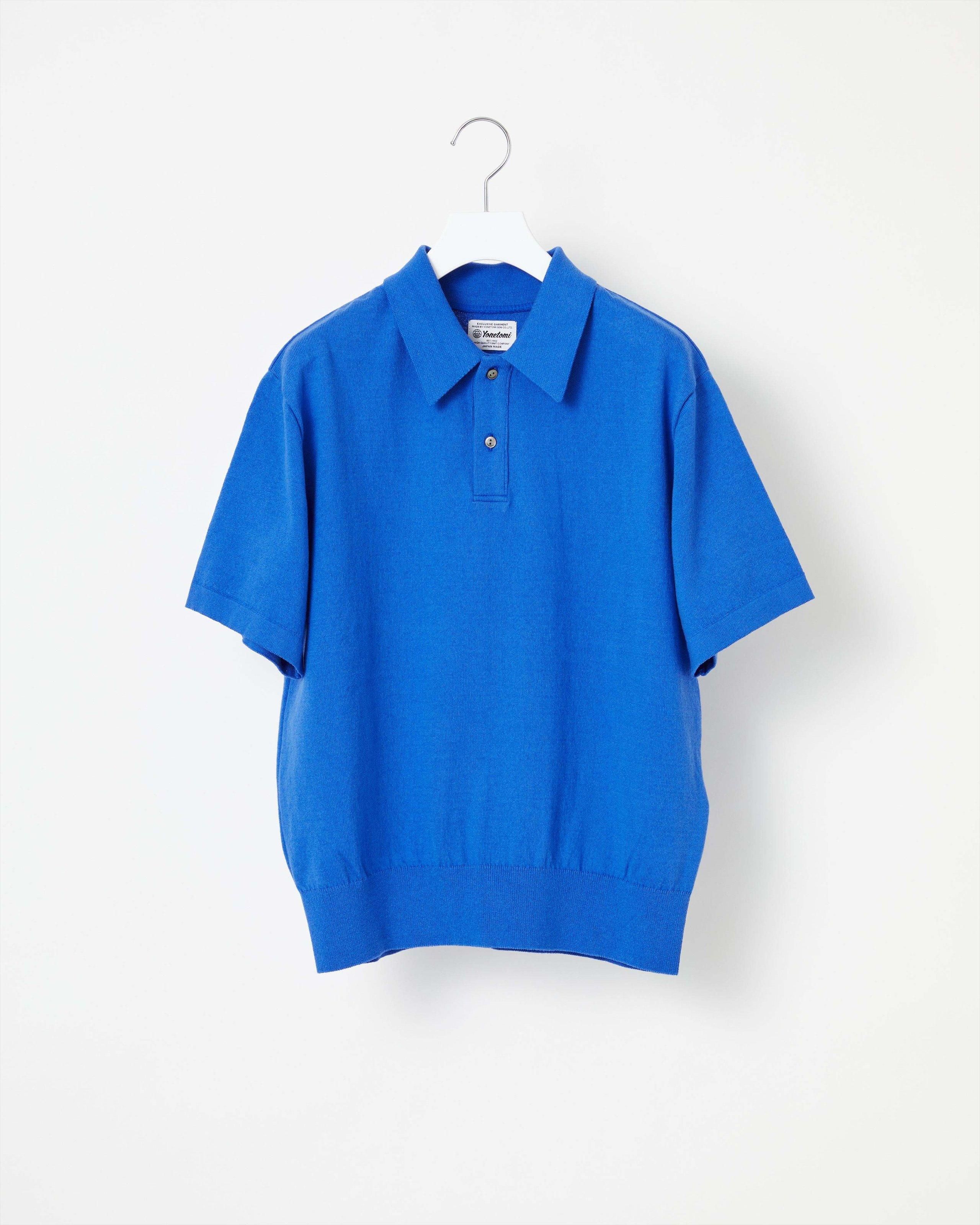 LIGHT WAVE COTTON KNIT POLO - Yonetomi STORE ONLINE|ヨネ LIGHT WAVE COTTON KNIT POLO - Yonetomi STORE ONLINE|ヨネ