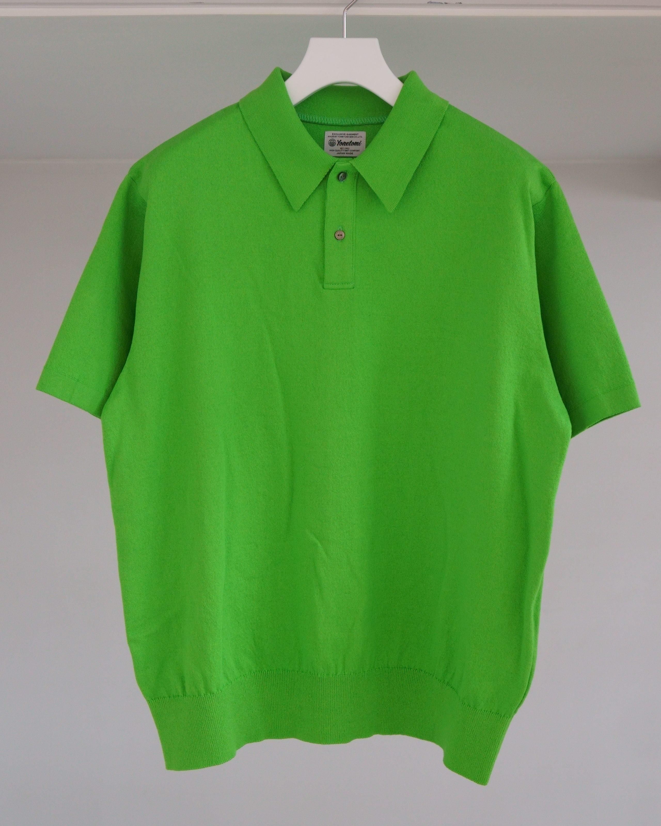 LIGHT WAVE COTTON KNIT POLO - Yonetomi STORE ONLINE|ヨネ LIGHT WAVE COTTON KNIT POLO - Yonetomi STORE ONLINE|ヨネ