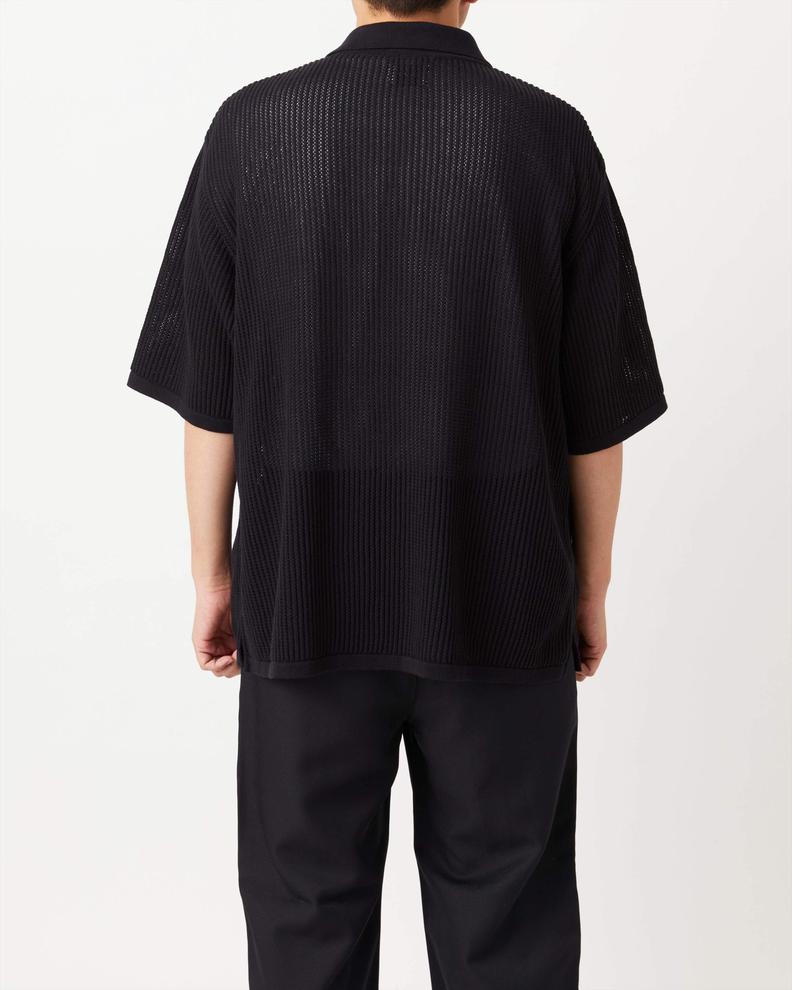 トップス yonetomi 25ss COTTON SUKASHI KNIT SHIRT COTTON SUKASHI KNIT SHIRT - Yonetomi STORE ONLINE｜ヨネトミ