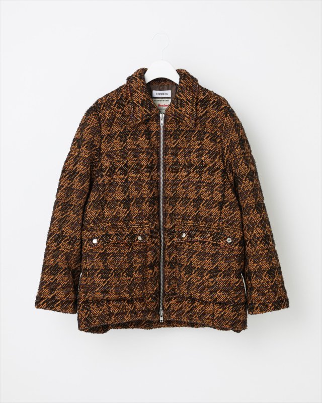 COOHEM ARCHIVE_GUN CLUB TWEED DOWN JACKETMEN