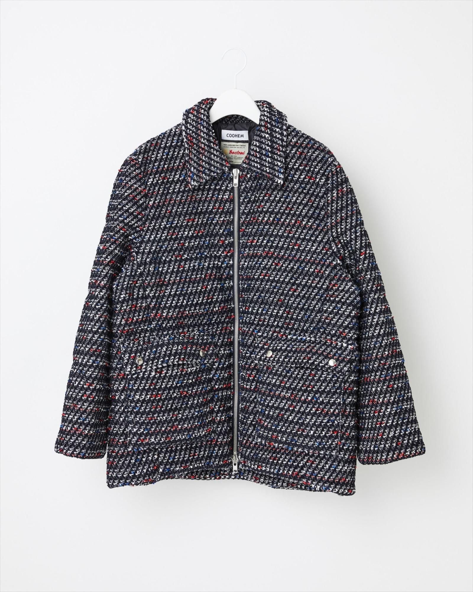 COOHEM ARCHIVE_VELVET TWEED DOWN JACKET〈MEN〉 - Yonetomi COOHEM ARCHIVE_VELVET TWEED DOWN JACKET〈MEN〉 - Yonetomi