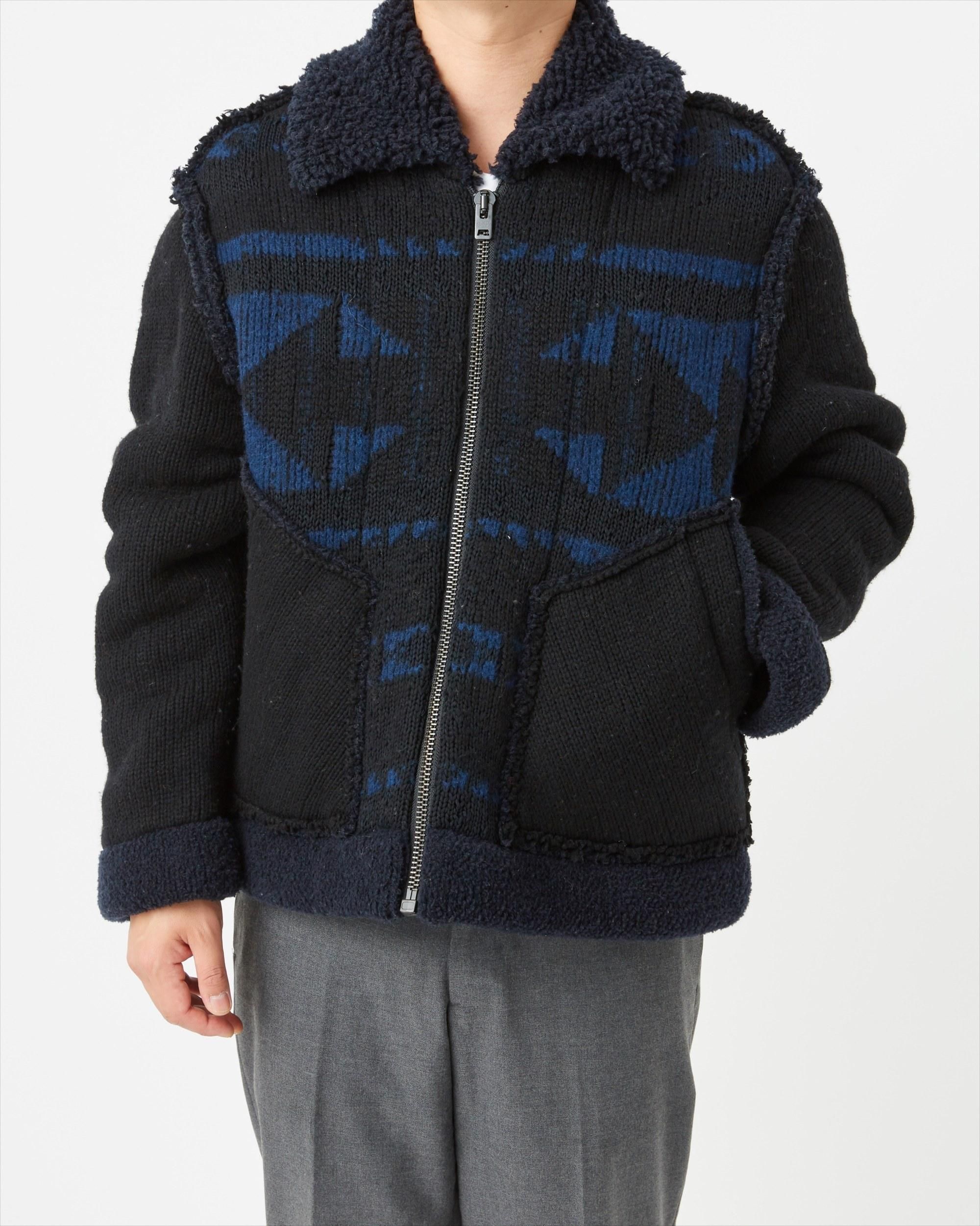 希少✨Coohem YONETOMI MTN NATIVE JQD JACKET COOHEM ARCHIVE_MOUTON NATIVE JACQUARD JACKET〈UNISEX