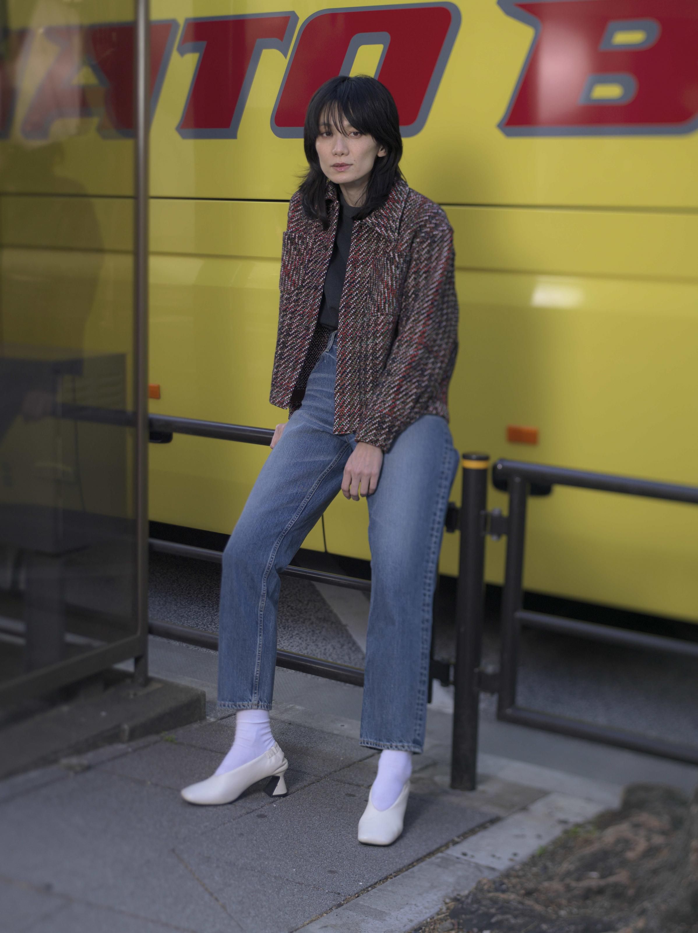 VELVET CHECK TWEED JACKET - Yonetomi STORE ONLINE｜ヨネトミ