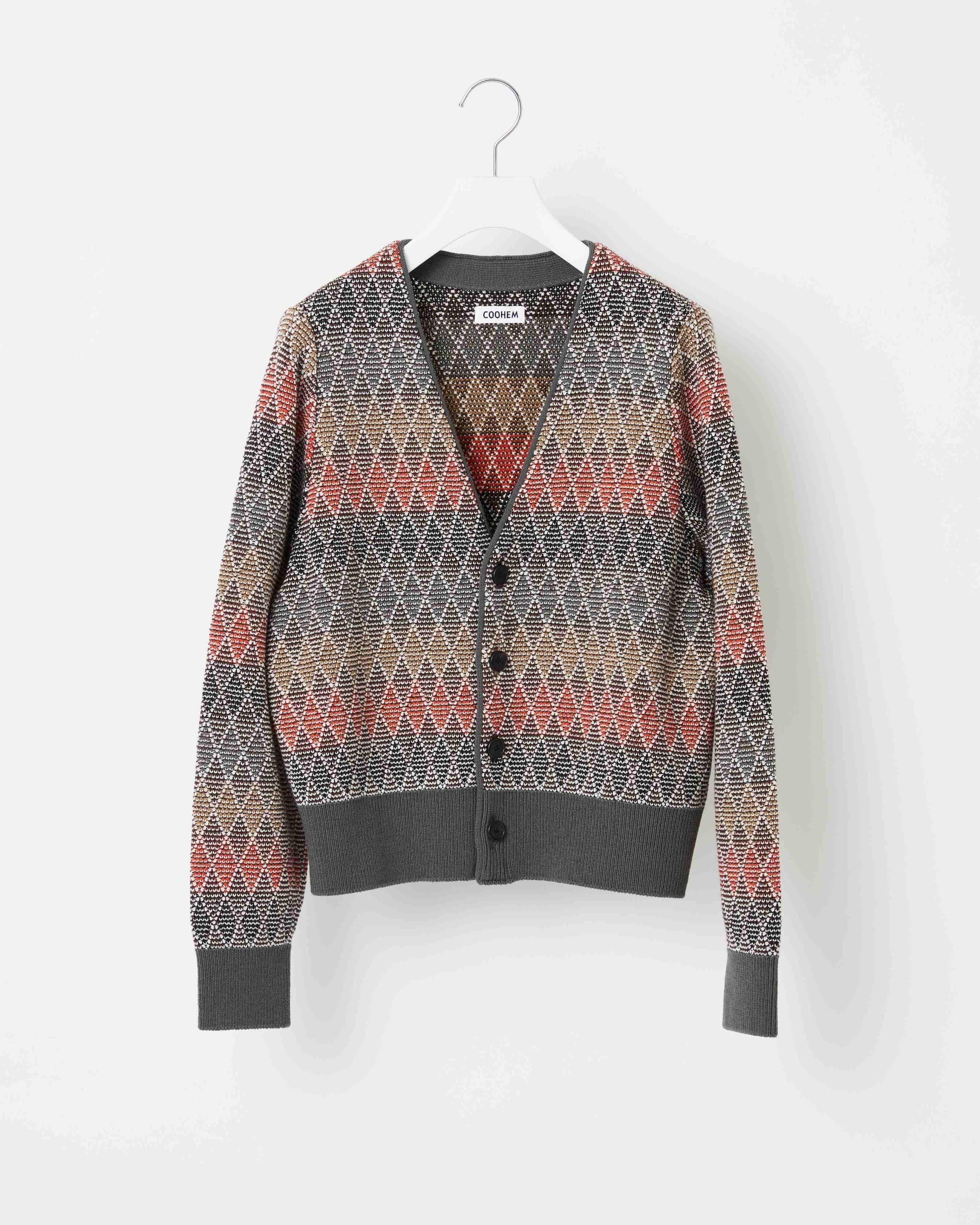 新品未使用 完売品 COOHEM FAIR ISLE CARDIGAN 新品未使用 完売品 COOHEM FAIR ISLE CARDIGAN