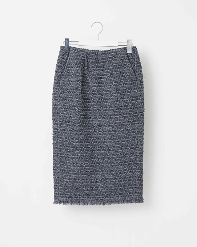 BASIC TWEED SKIRT - Yonetomi STORE ONLINE｜ヨネトミストア