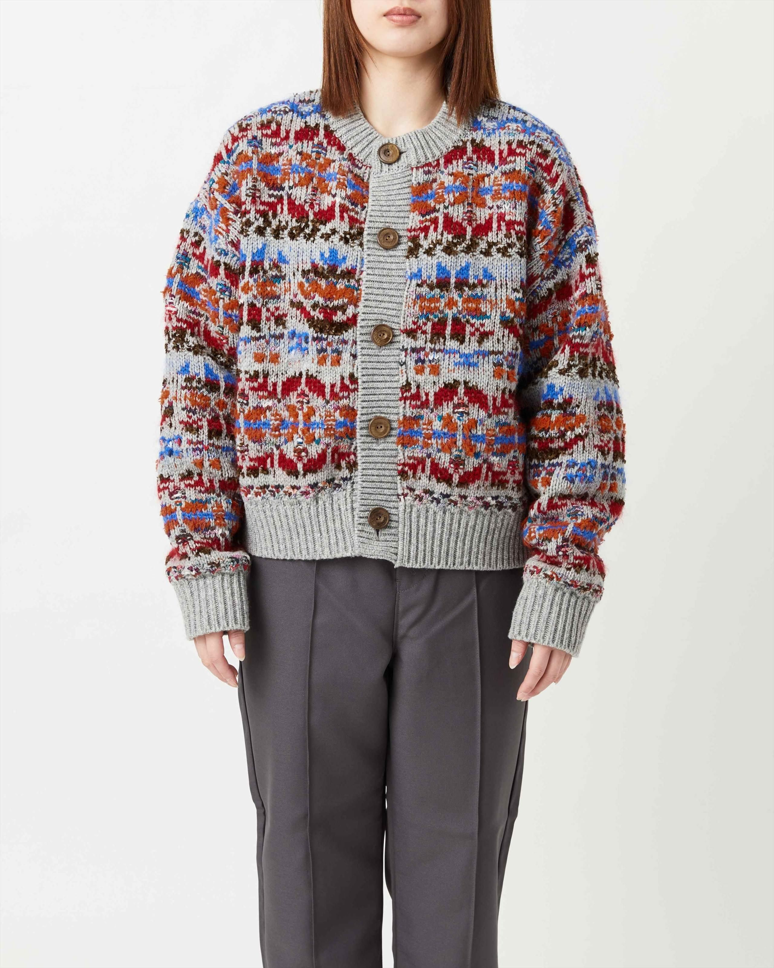 KOUHEN FAIR ISLE KNIT CARDIGAN - Yonetomi STORE ONLINE|ヨネ KOUHEN FAIR ISLE KNIT CARDIGAN - Yonetomi STORE ONLINE|ヨネ
