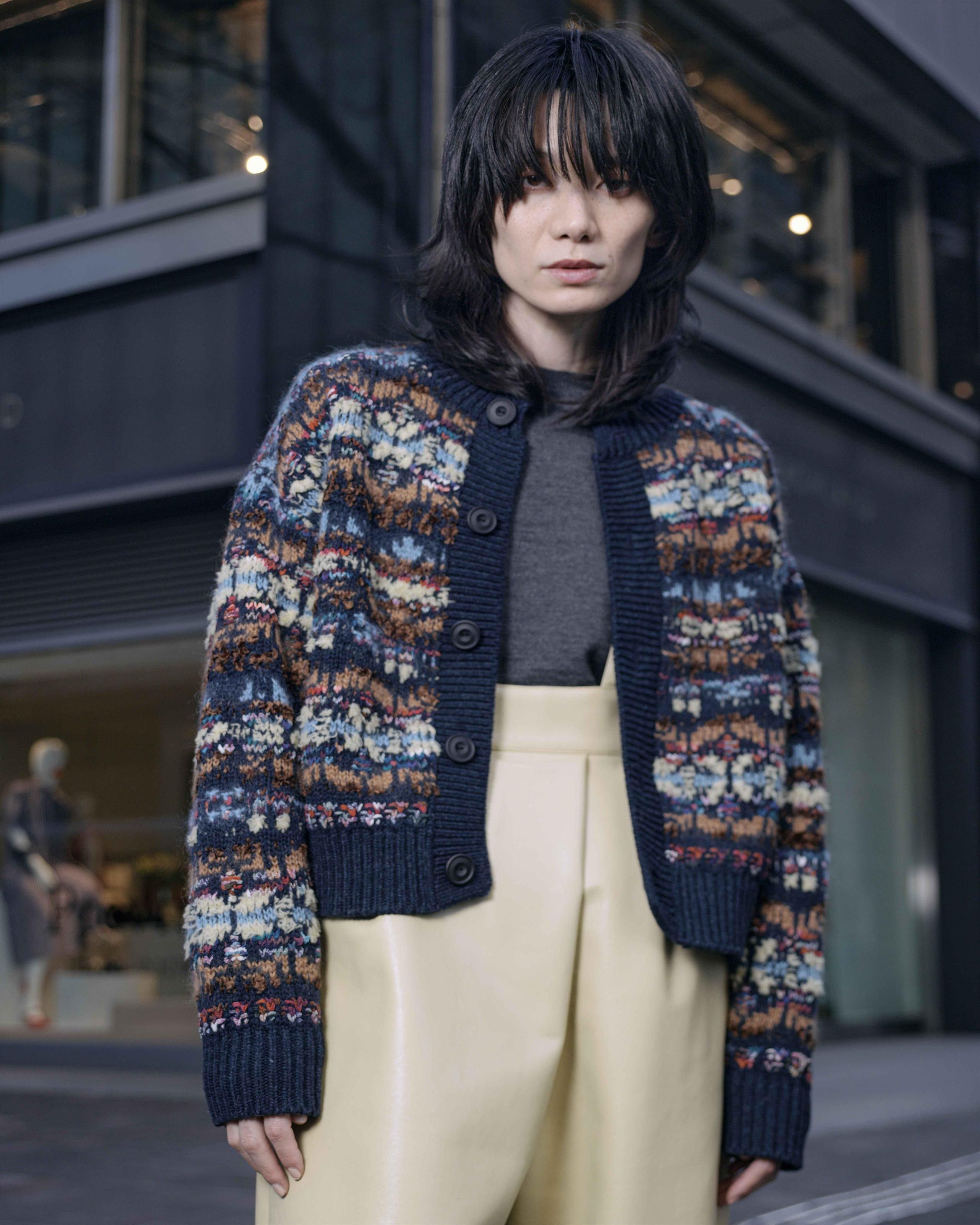 KOUHEN FAIR ISLE KNIT CARDIGAN - Yonetomi STORE ONLINE|ヨネ KOUHEN FAIR ISLE KNIT CARDIGAN - Yonetomi STORE ONLINE|ヨネ