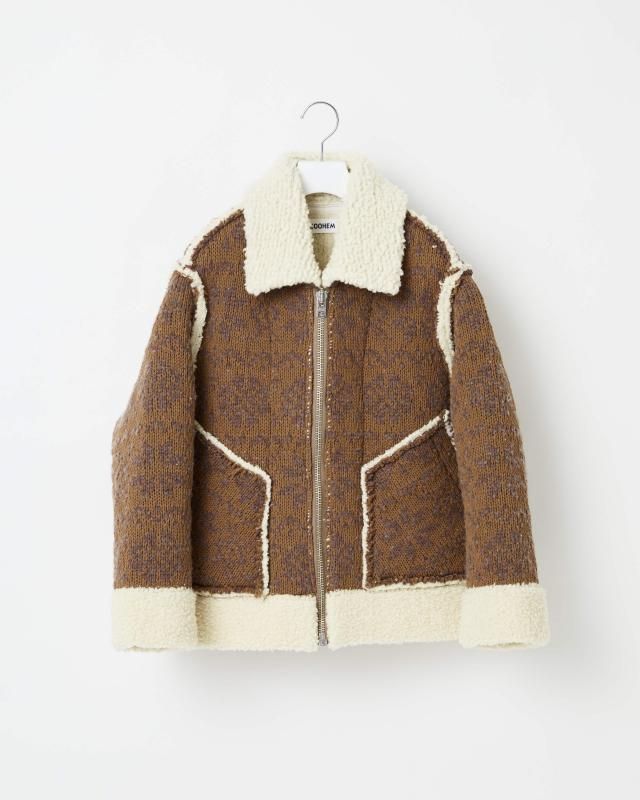 FAIR ISLE MOUTON BLOUSON