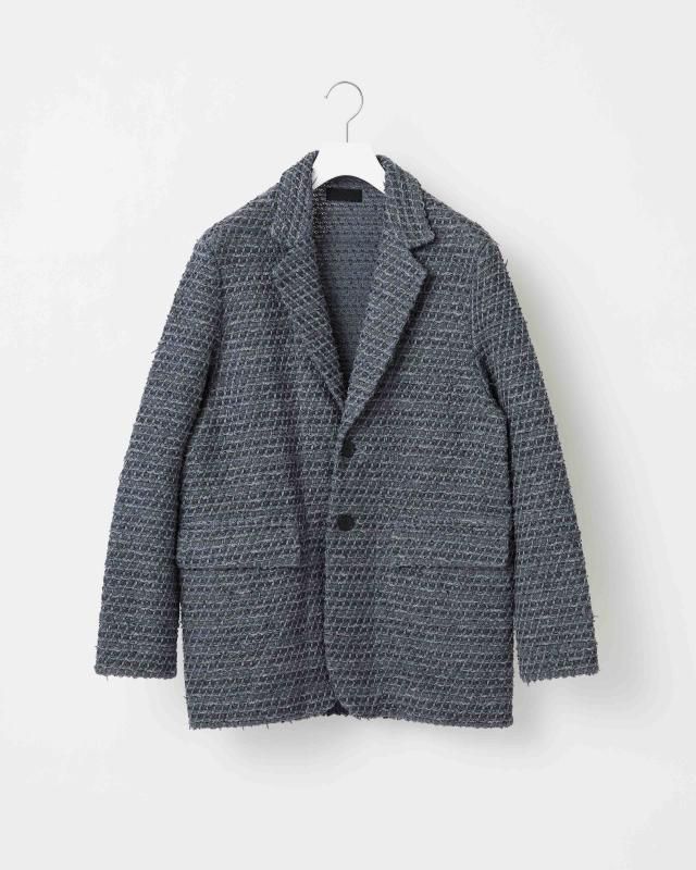 BASIC TWEED TAILORED JACKET