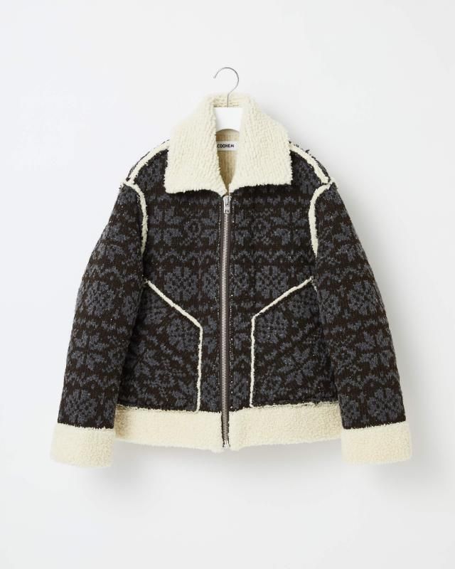 FAIR ISLE MOUTON BLOUSON