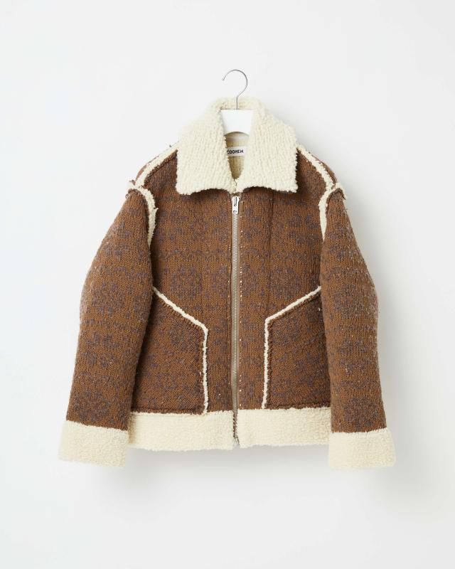 FAIR ISLE MOUTON BLOUSON