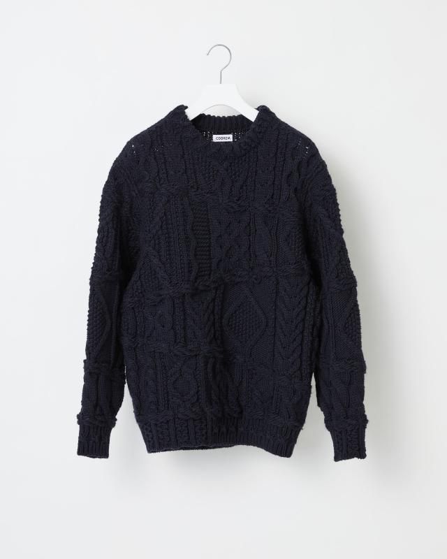 CRAZY ARAN PULLOVER