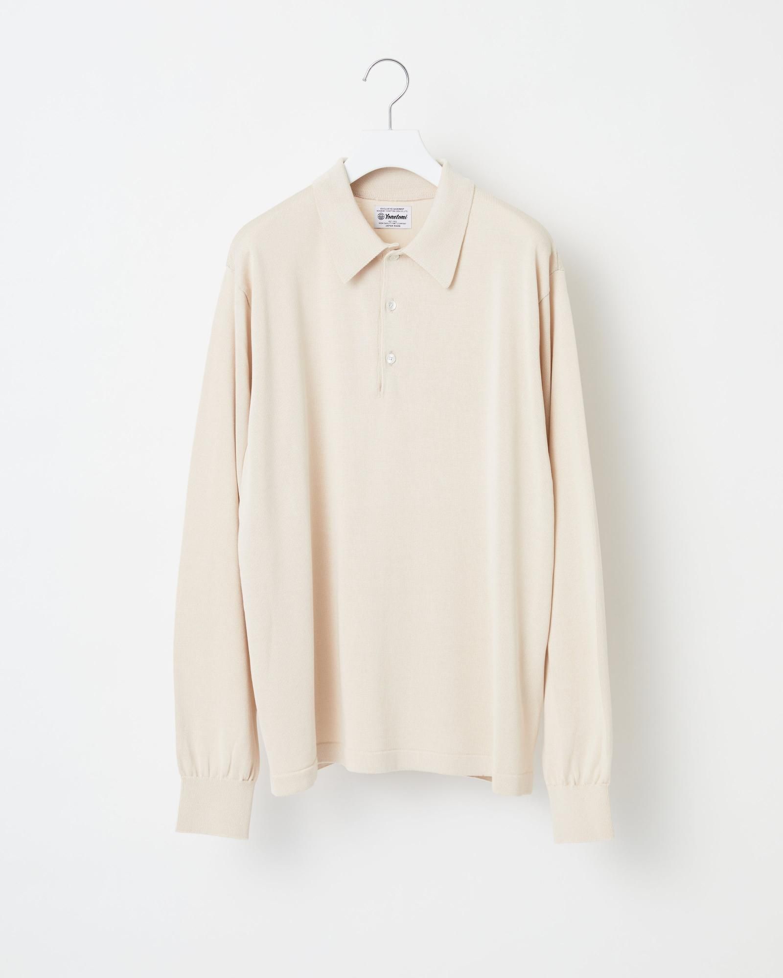 SILK KNIT POLO - Yonetomi STORE ONLINE|ヨネトミストアオンライン SILK KNIT POLO - Yonetomi STORE ONLINE|ヨネトミストアオンライン