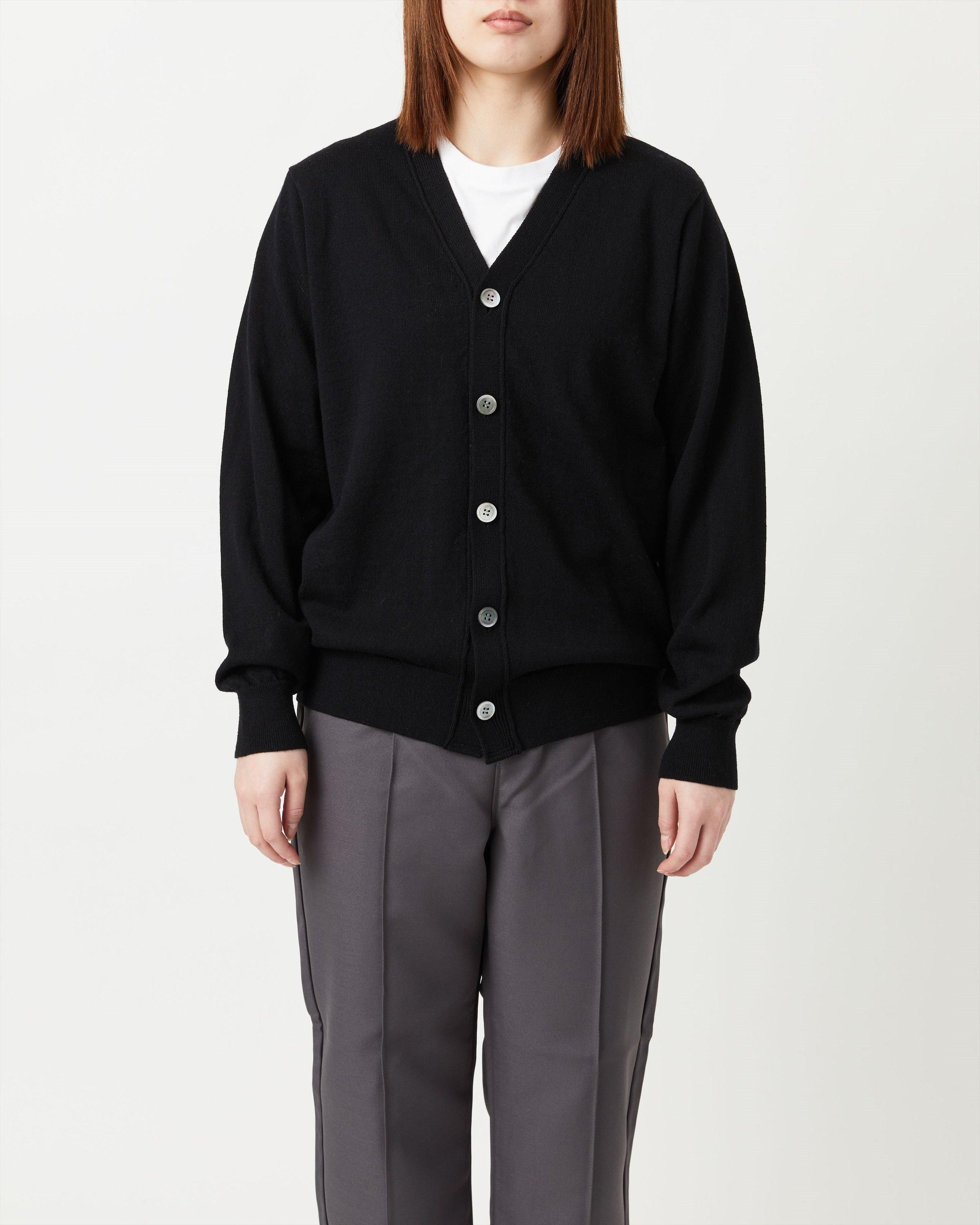 HIGH TWIST COTTON KNIT CARDIGAN - Yonetomi STORE ONLINE