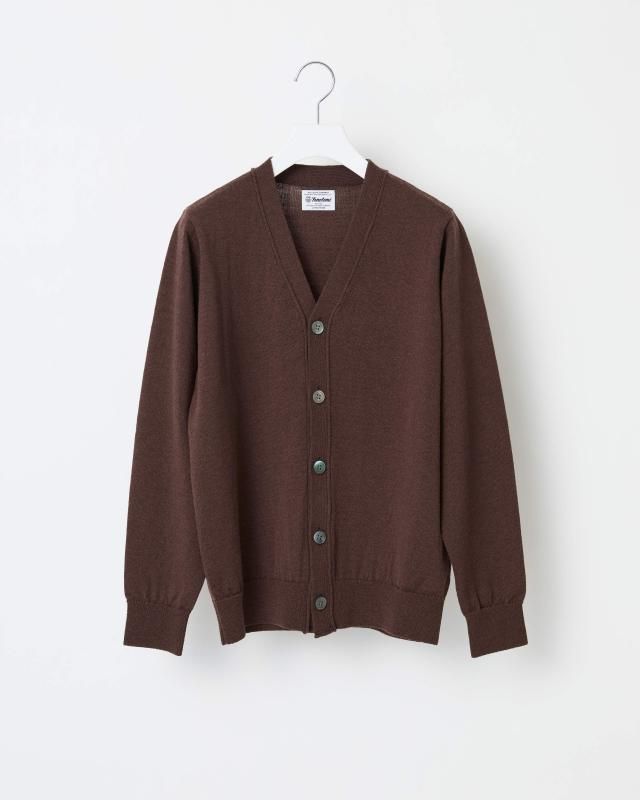 HIGH TWIST WOOL KNIT CARDIGAN
