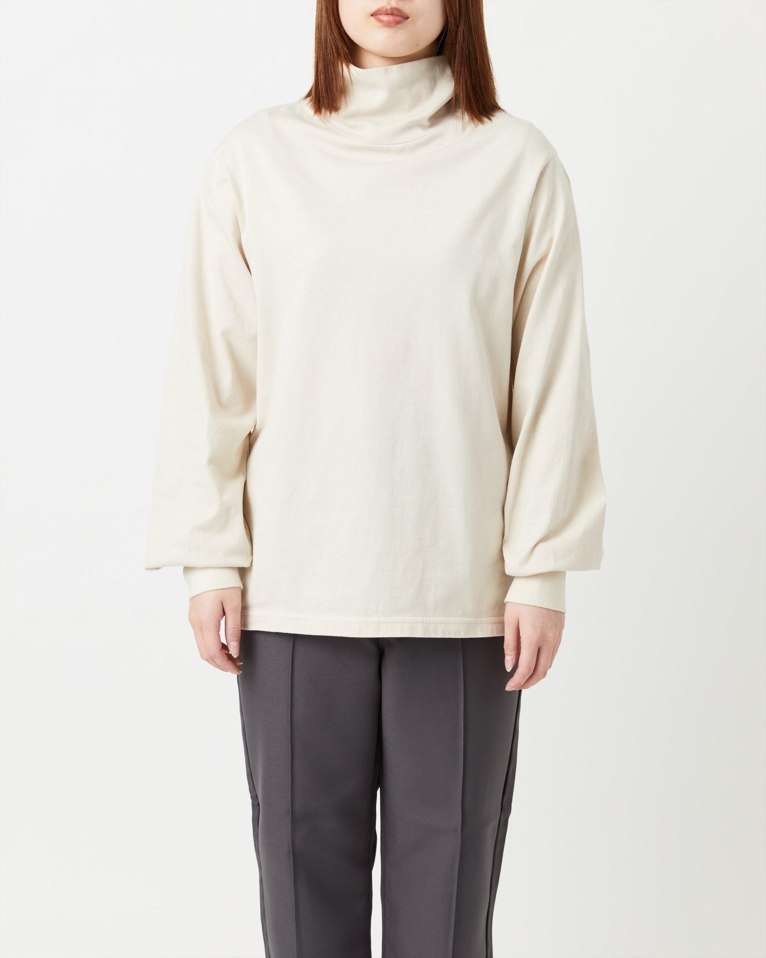 NEW BASIC GARMENT DYE T-SHIRT〈TURTLE NECK 〉 - Yonetomi