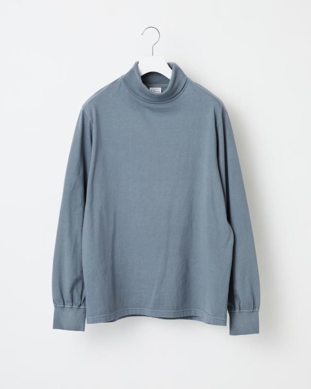 NEW BASIC GARMENT DYE T-SHIRTTURTLE NECK 