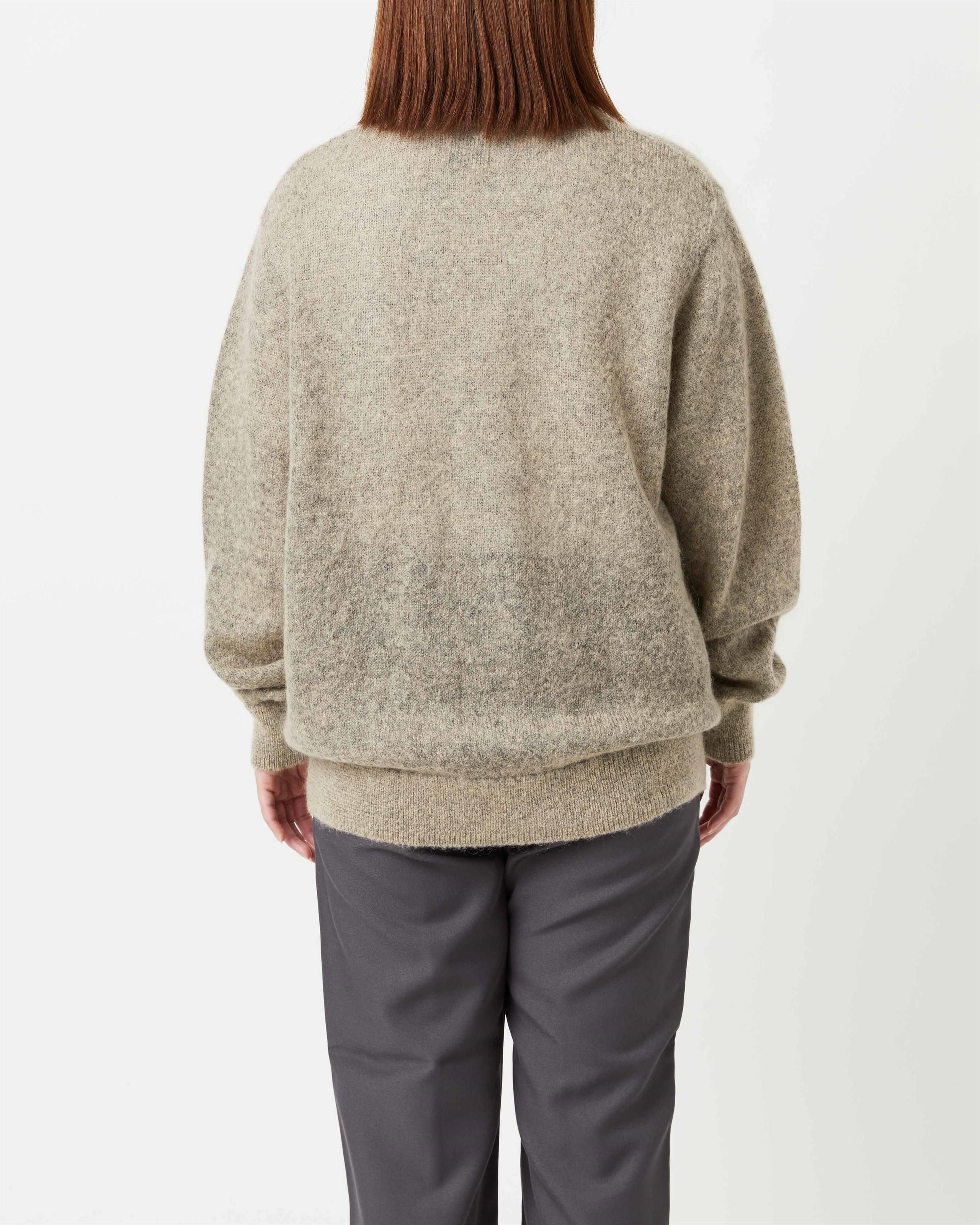 Yonetomi カーディガン Yonetomi NEW BASIC｜シャギー モヘア カーディガン SHAGGY
