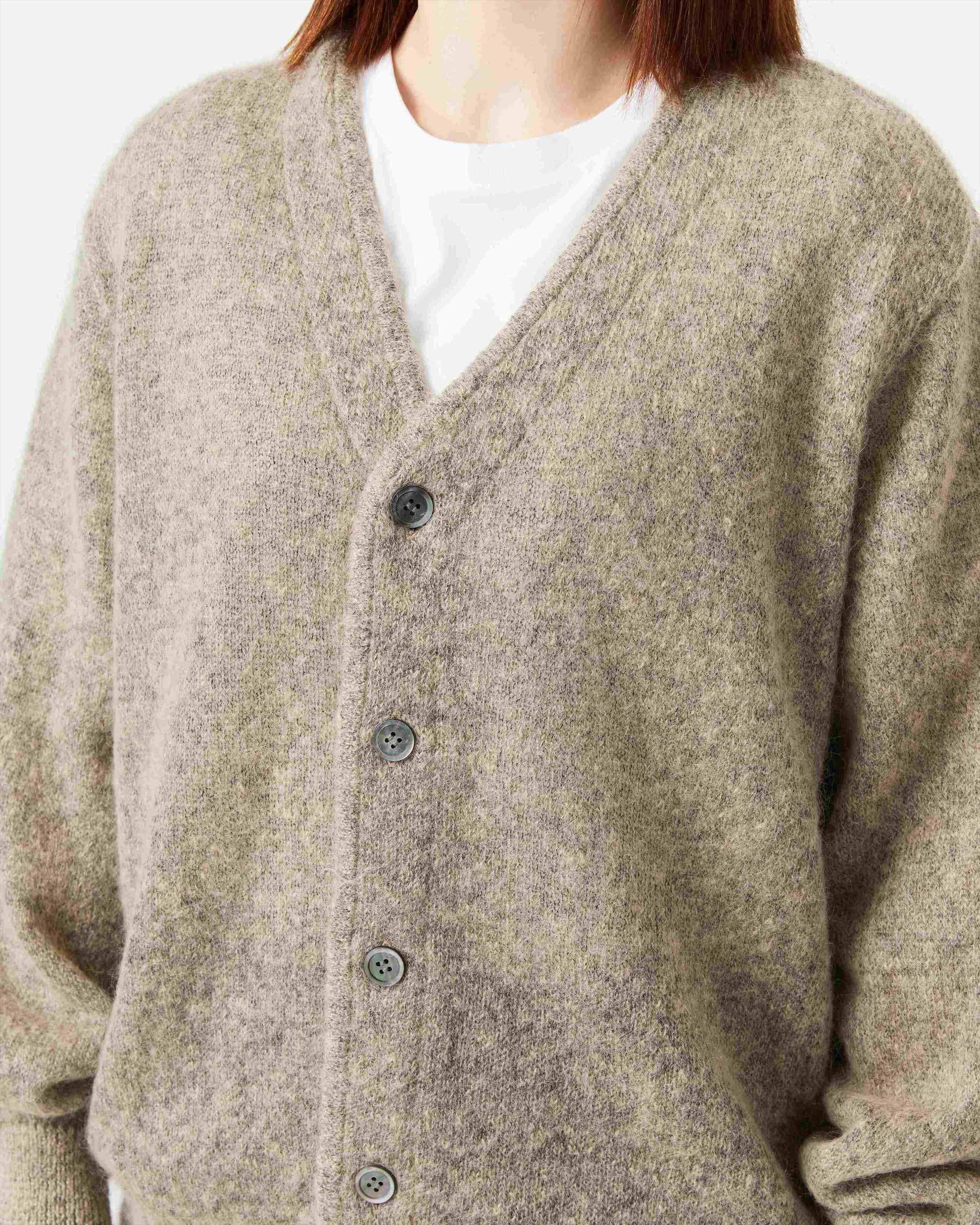 SHAGGY MOHAIR CARDIGAN - Yonetomi STORE ONLINE｜ヨネトミストア