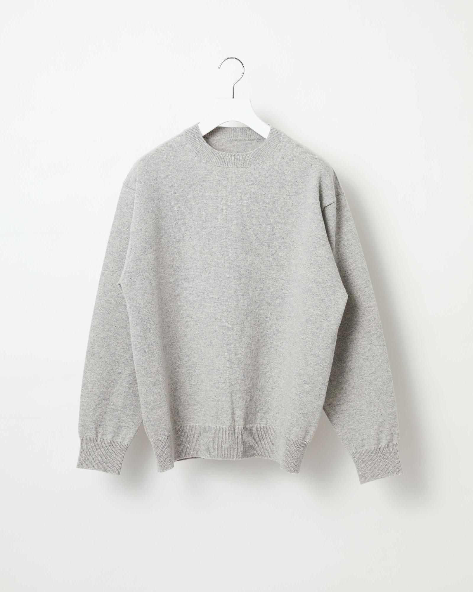 RIGID CASHMERE SWEATER Crew Neck Pullover - Top Gray RIGID CASHMERE SWEATER Crew Neck Pullover - Top Gray