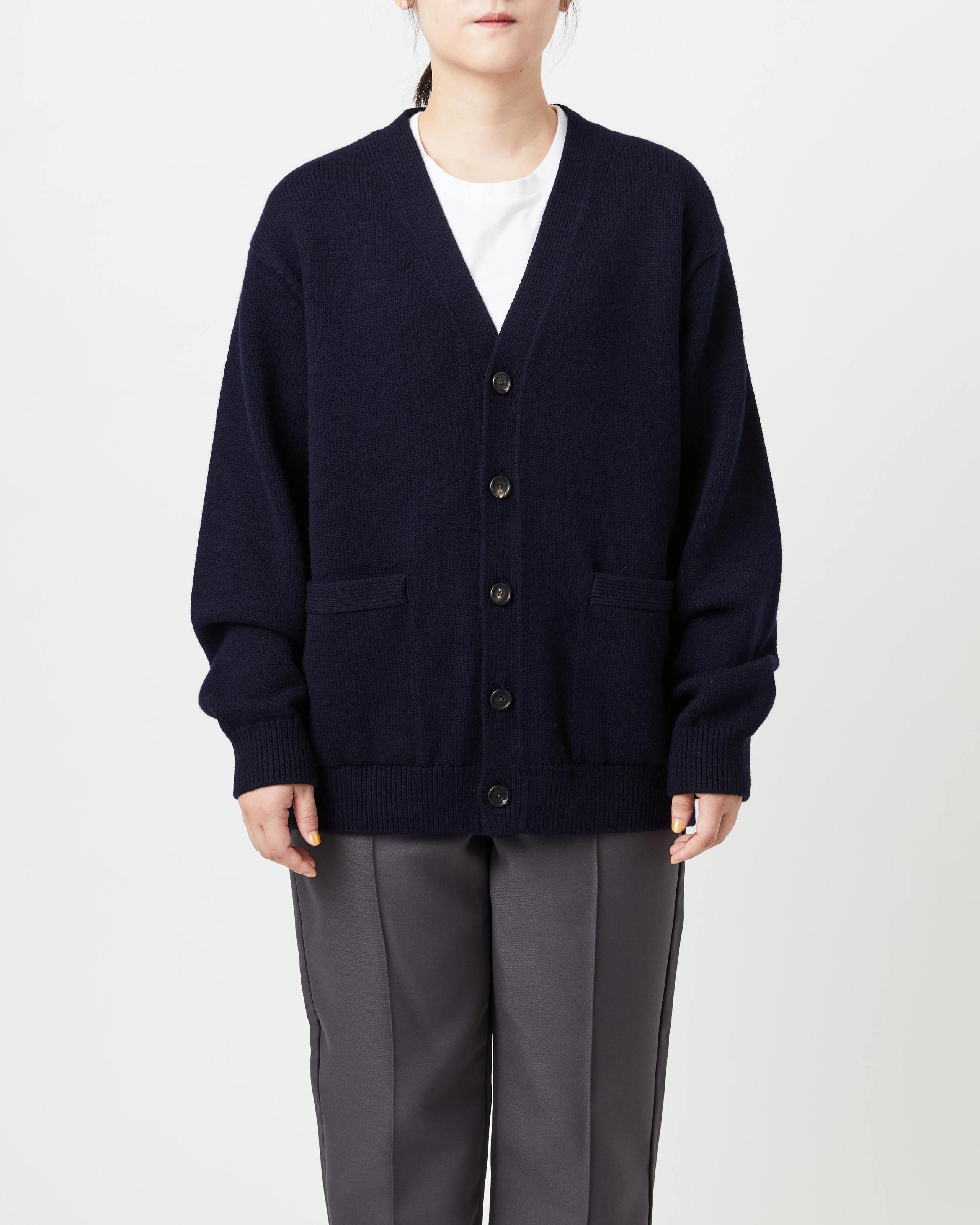 THISISASWEATER ヨネトミ　カーディガン　サイズ3 ダークブラウン A1 : A SWEATER IS ORDINARY. Cardigan - D.BROWN - Yonetomi