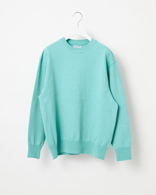 WAVE COTTON KNIT PULLOVERSOLID