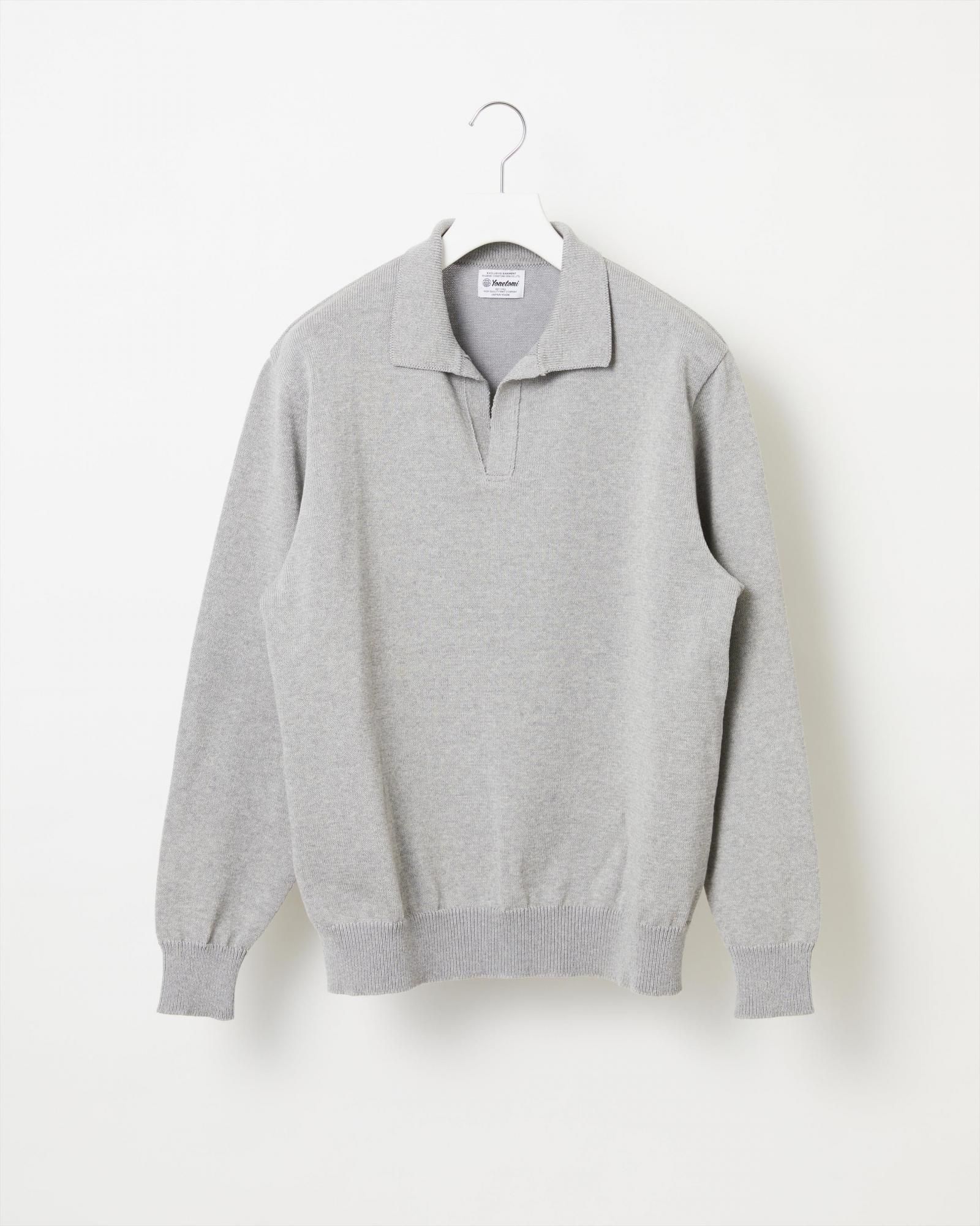 GIMA COTTON TENJIKU KNIT PULLOVER - Yonetomi STORE ONLINE