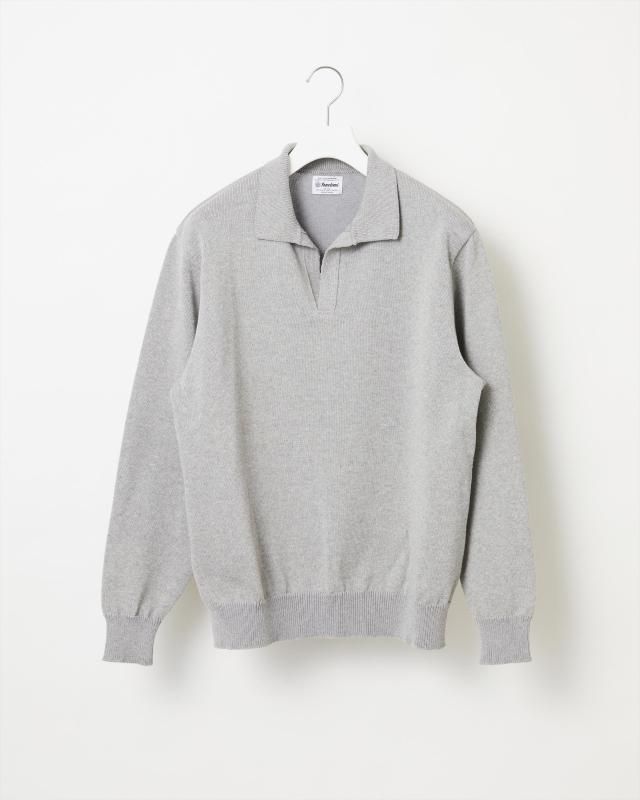 RIGID CASHMERE SWEATER Crew Neck Pullover - Top Gray RIGID CASHMERE SWEATER Crew Neck Pullover - Top Gray