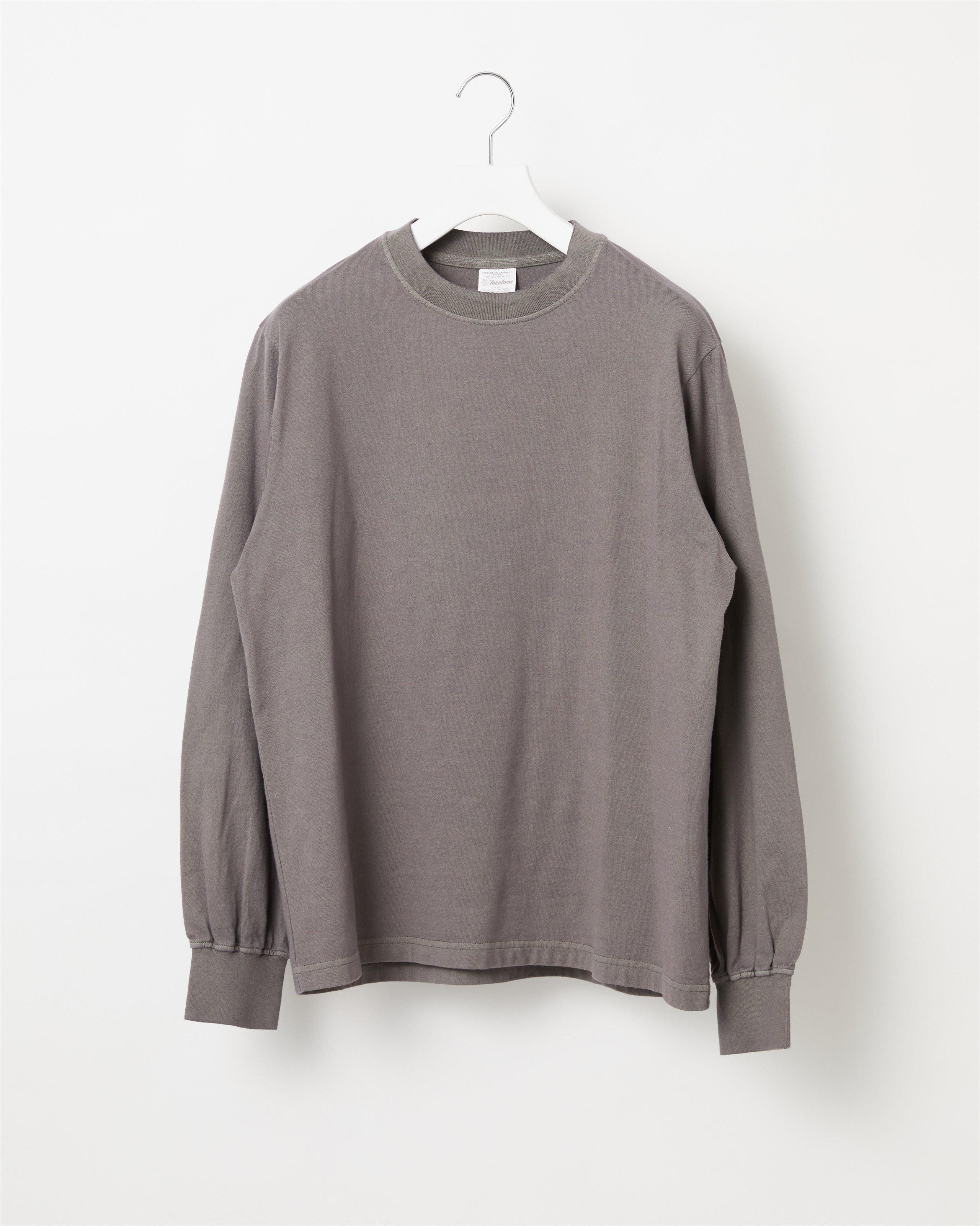 NEW BASIC GARMENT DYED T-SHIRT〈LONG SLEEVE〉 - Yonetomi