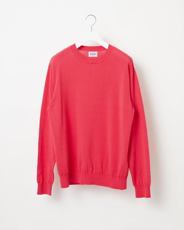 HIGH TWIST COTTON KNIT PULLOVER