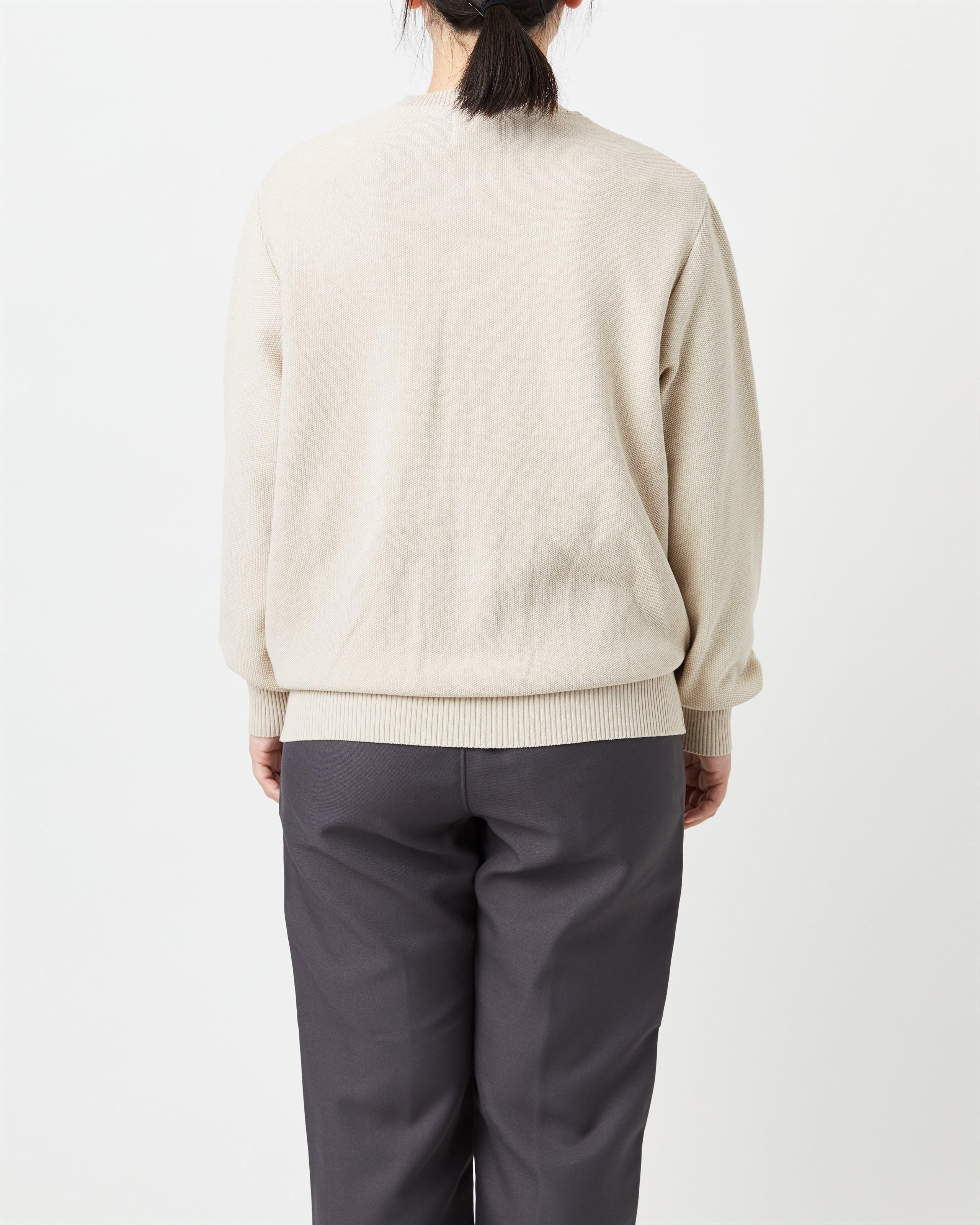 GIMA COTTON KNIT CARDIGAN 〈CREW NECK〉 - Yonetomi STORE ONLINE