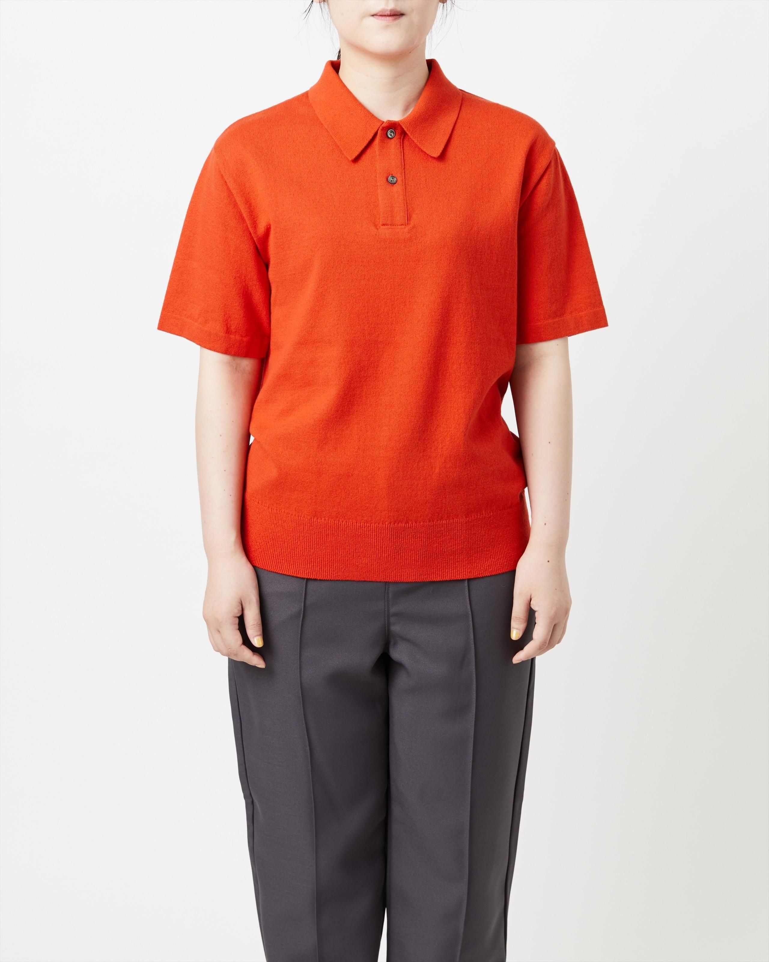 LIGHT WAVE COTTON KNIT POLO - Yonetomi STORE ONLINE｜ヨネ