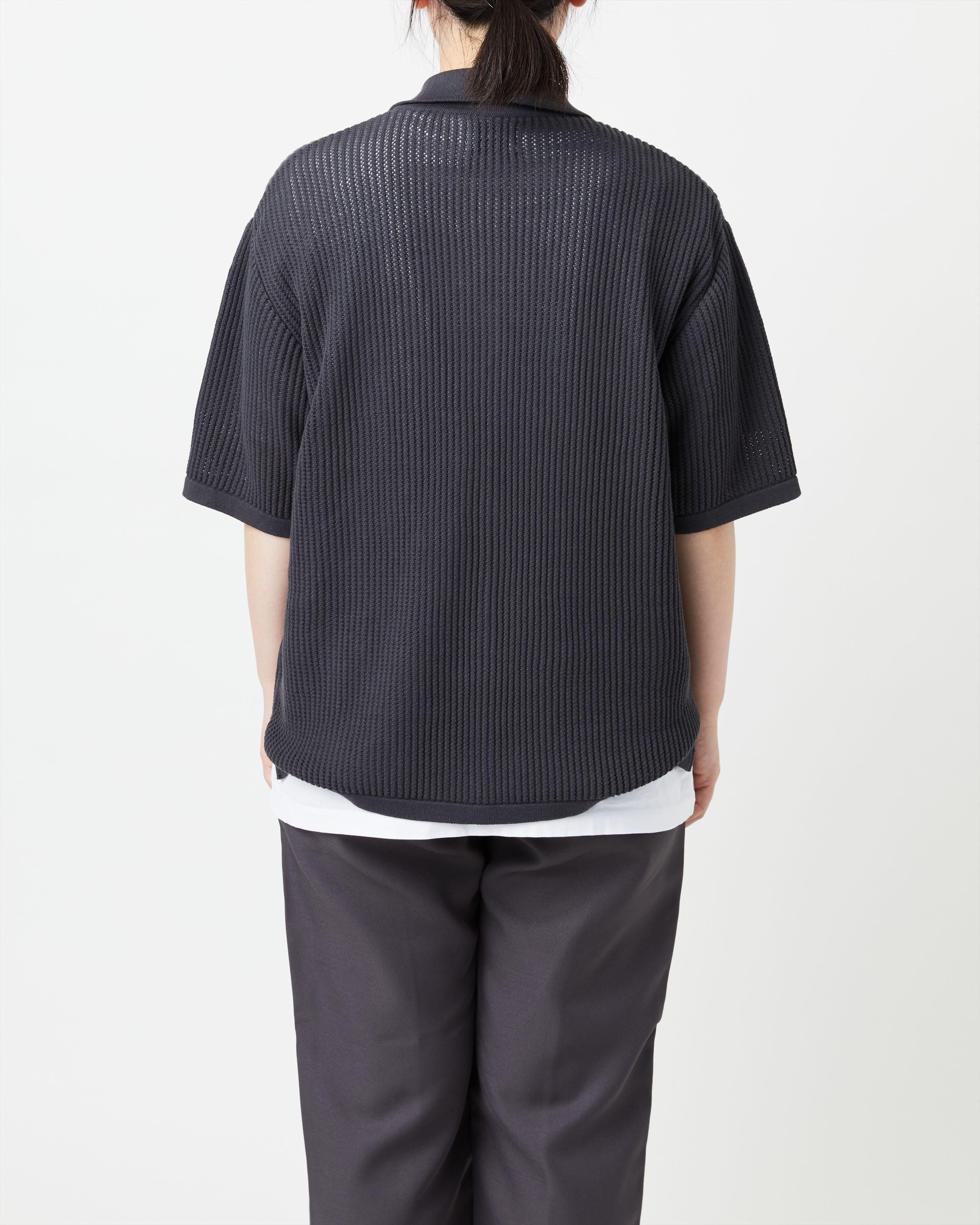 【未使用】Yonetomi Washi cotton knit ネイビー 3 Yonetomi】WASHI COTTON KNIT P/O_241226000202 |