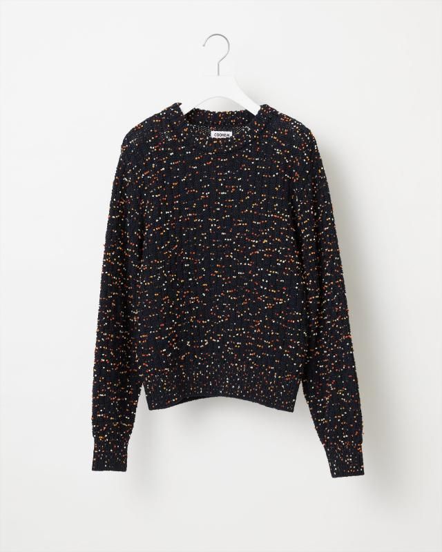 PIN DOT KNIT PULLOVER