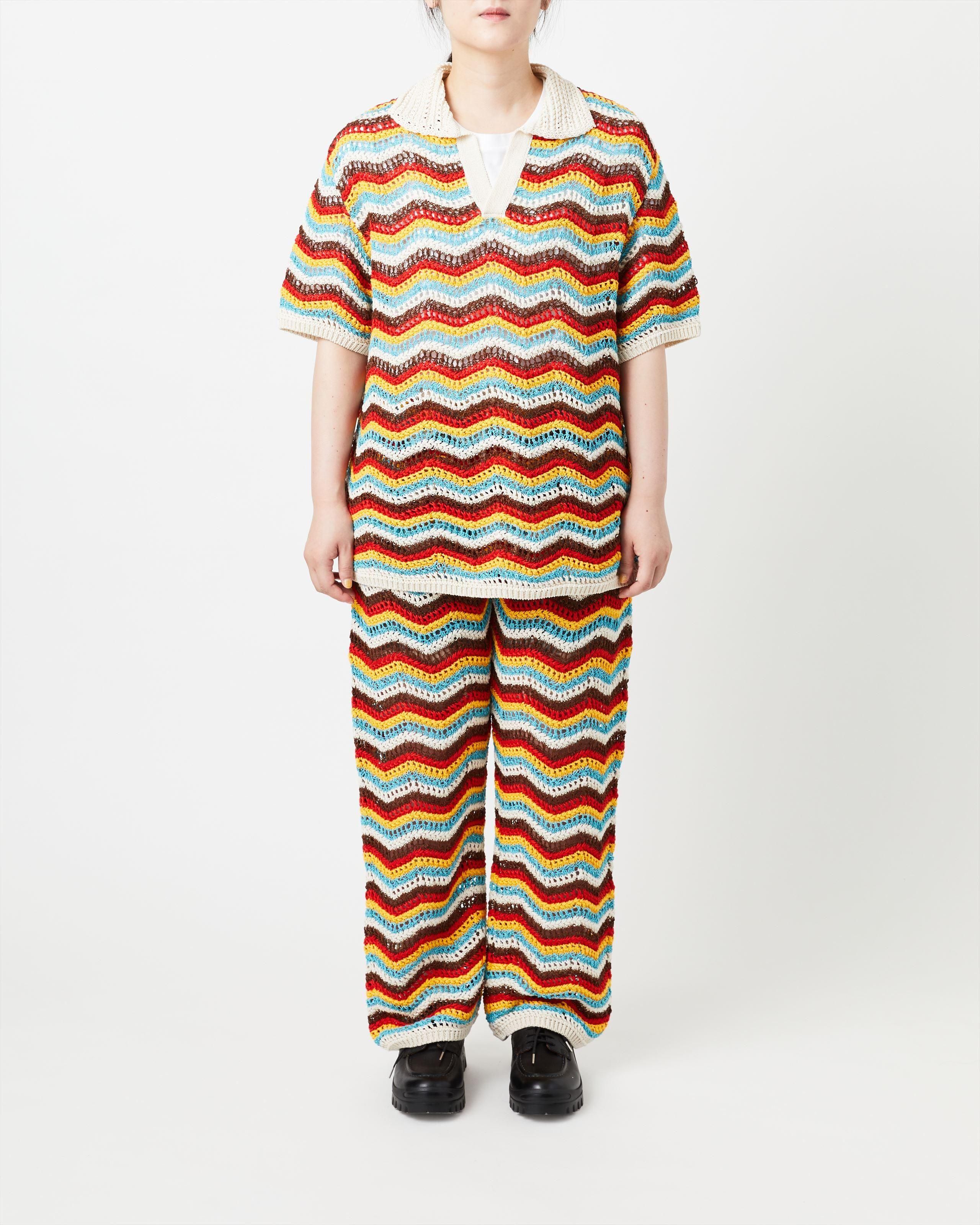 パンツ journalstandardluxe ZIGZAG SUKASHI KNIT ZIGZAG SUKASHI KNIT PANTS - Yonetomi STORE ONLINE｜ヨネトミ