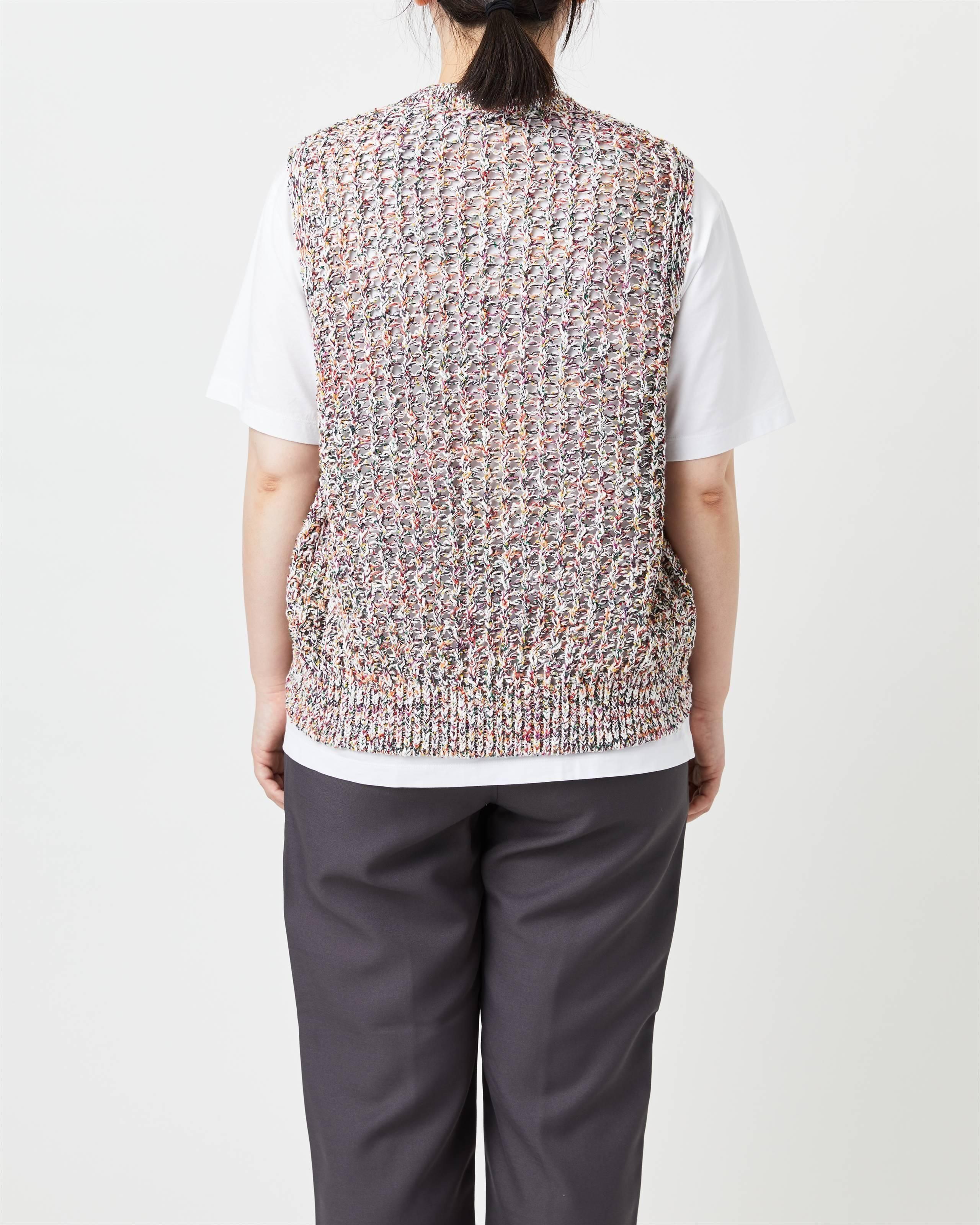 KOUHEN SUKASHI KNIT VEST - Yonetomi STORE ONLINE｜ヨネトミ