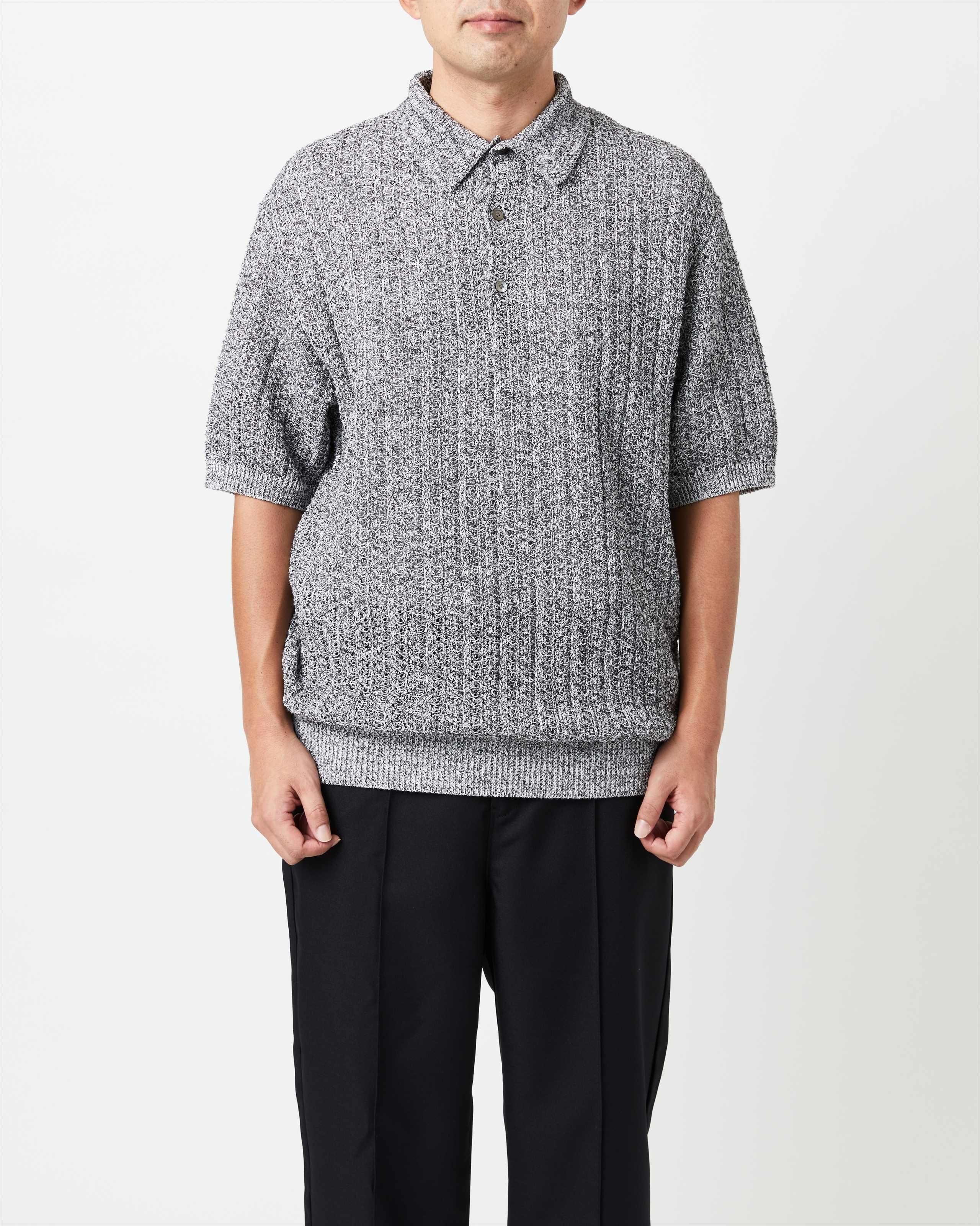 TOTEME 251WAM0044LE0025001 関税送料込 SHADOW STRIPE KNIT POLO - Yonetomi STORE ONLINE｜ヨネトミ