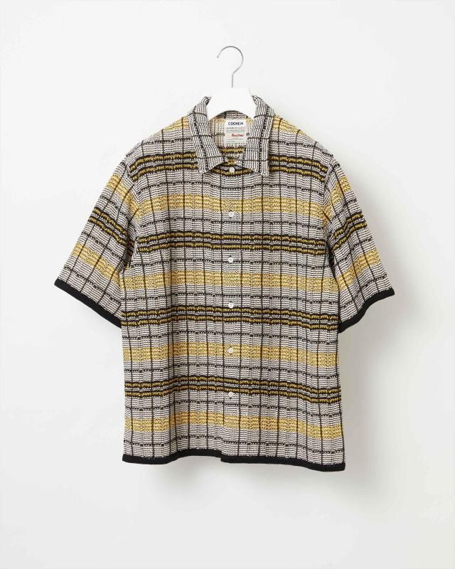 SUKASHI CHECK TWEED SHIRT