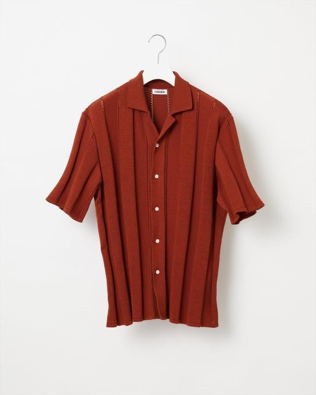 LINKS STRIPE KNIT SHIRT