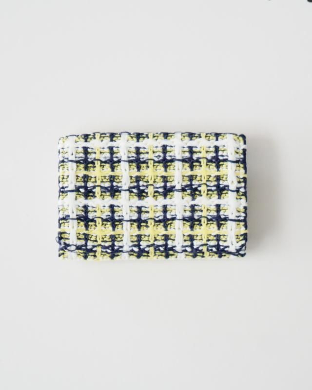 KNIT TWEED - WALLET LARGE COOHEM TWEED - Yonetomi STORE