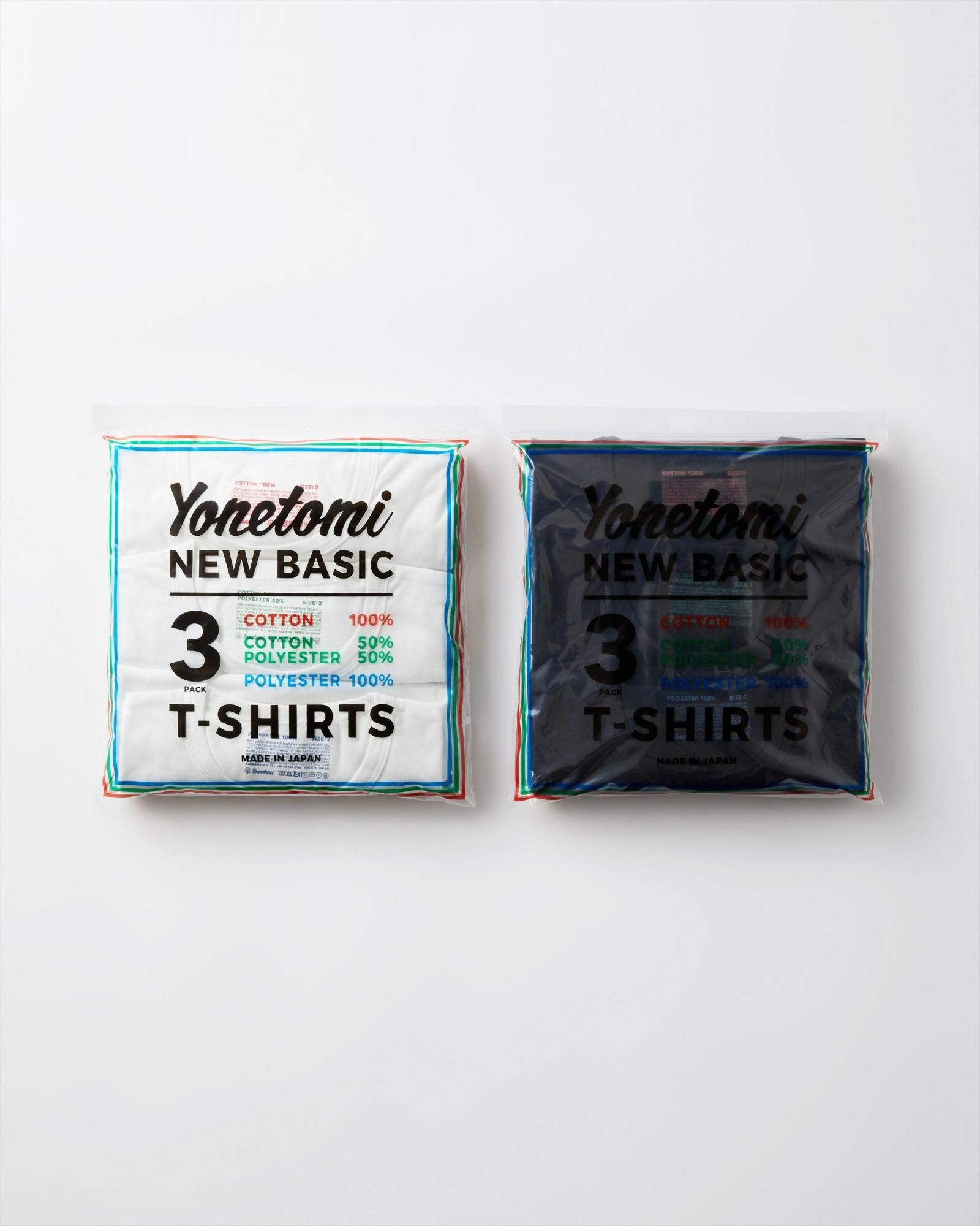 Yonetomi 3PACK T-SHIRTS - Yonetomi STORE ONLINE｜ヨネトミ