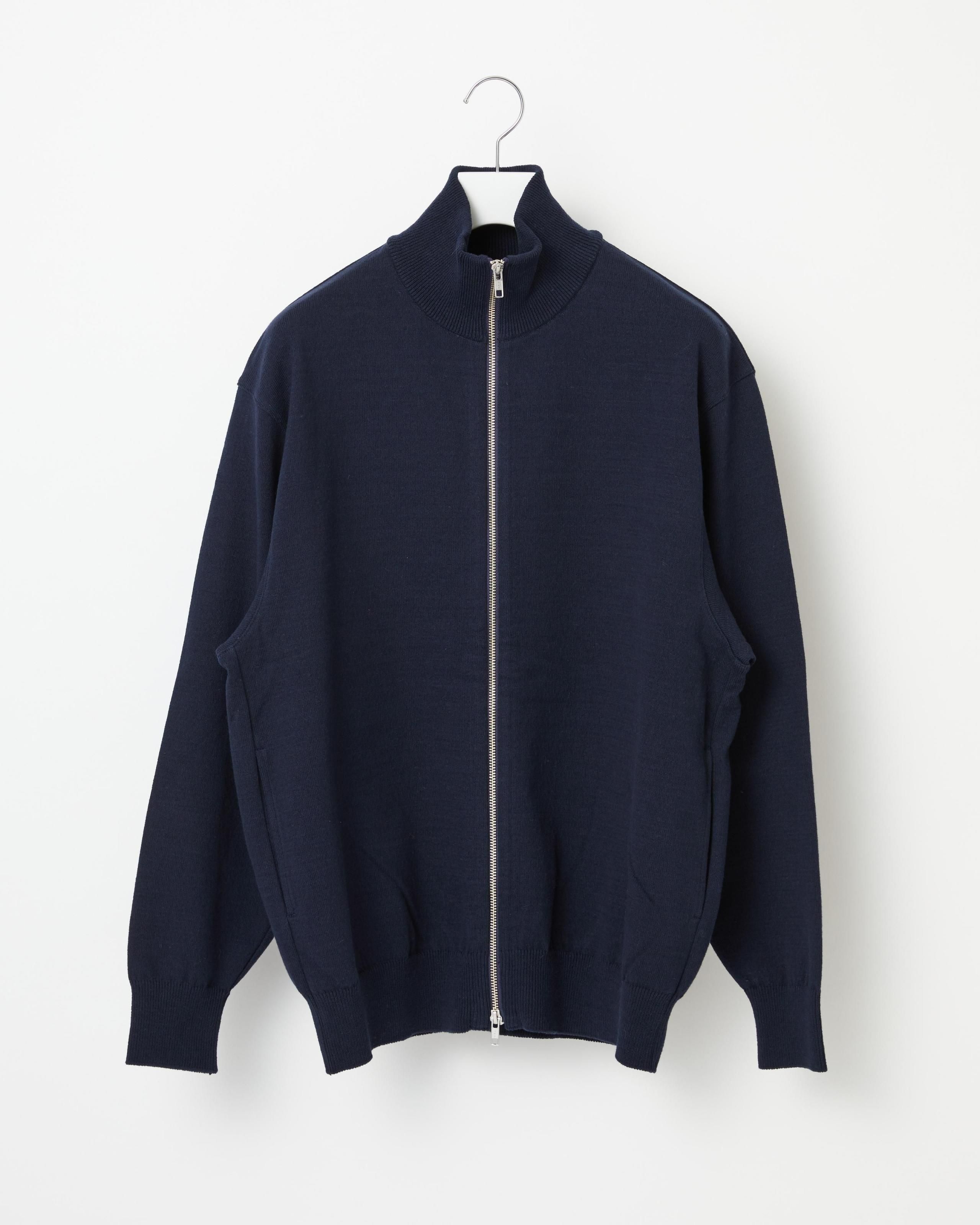 トップス Yonetomi EX FINE WOOL RIB KNIT BLOUSON YONETOMI 別注EX FINE WOOL RIB KNIT BLOUSON